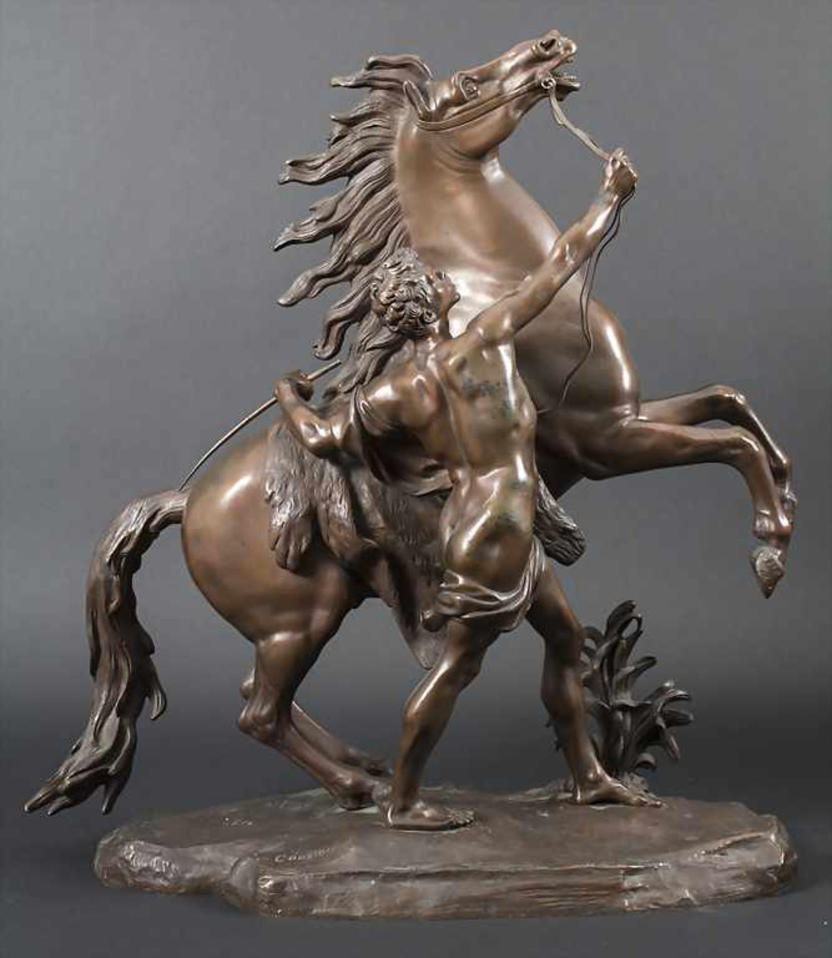 Guillaume Coustou (1677-1746), 'Das Pferd von Marly' / Bronze sculpture 'The horse of Marly'