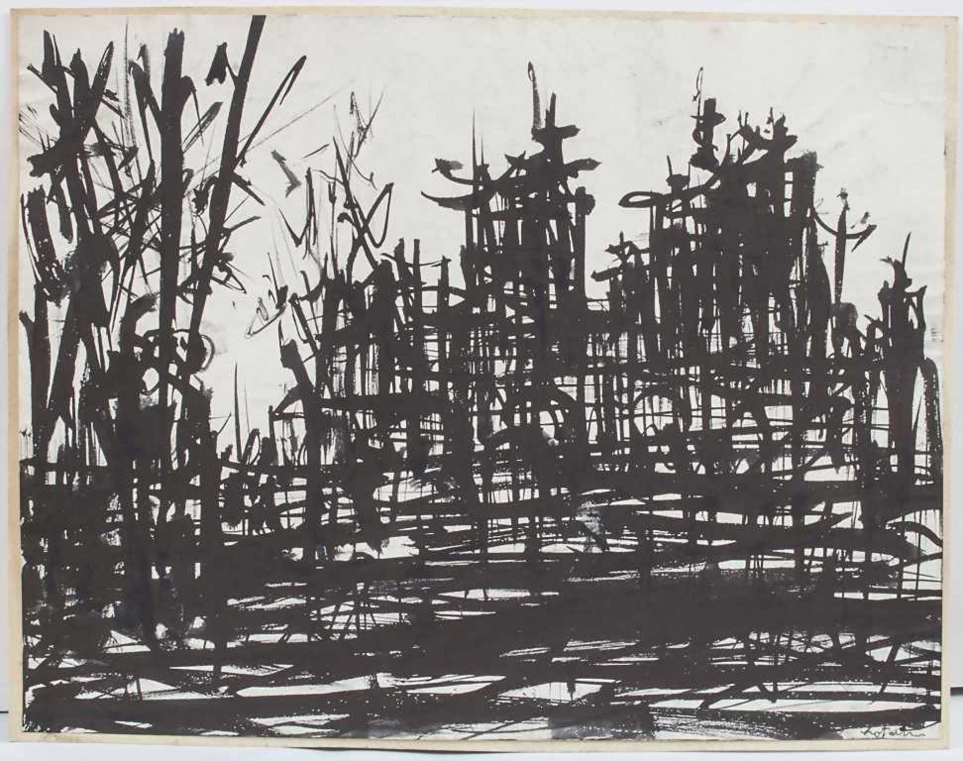Yona Lotan (*1926), 4 Zeichnungen / A set of 4 drawingsTechnik: Tusche auf Papier (3x - Bild 2 aus 6