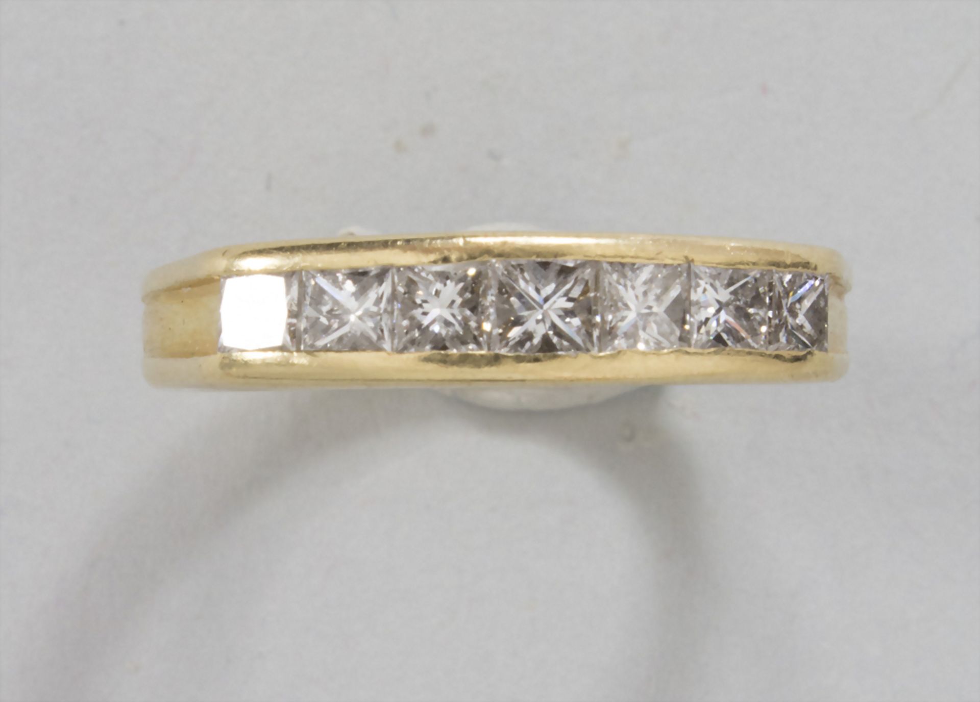 Damenring mit Diamanten / A ladies ring with diamondsMaterial: Gelbgold Au 750/000, 7 - Image 2 of 4