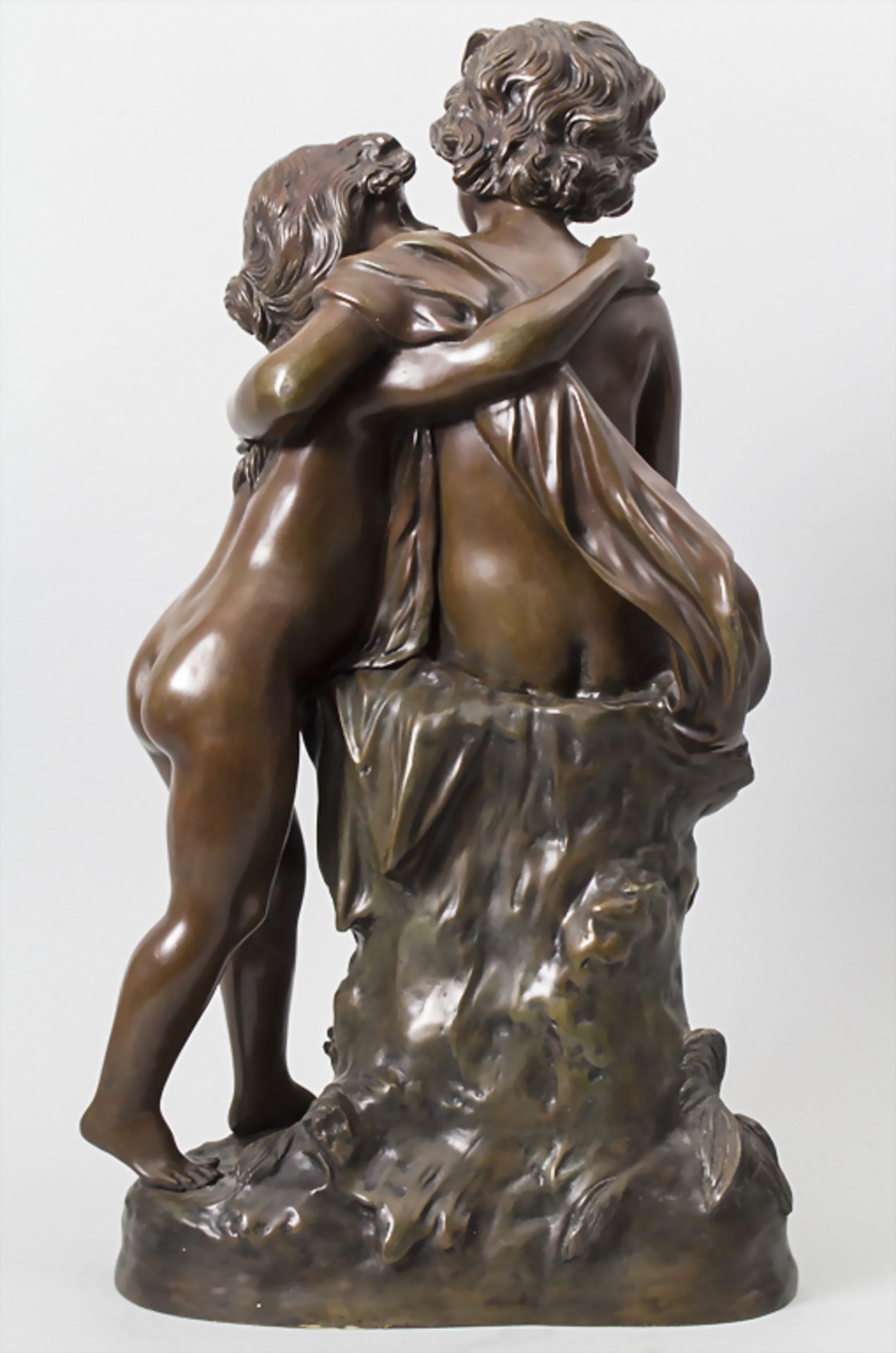 Hippolyte François MOREAU (1832-1927), Une secret (Das Geheimnis)Material: Bronze, pa - Image 3 of 8