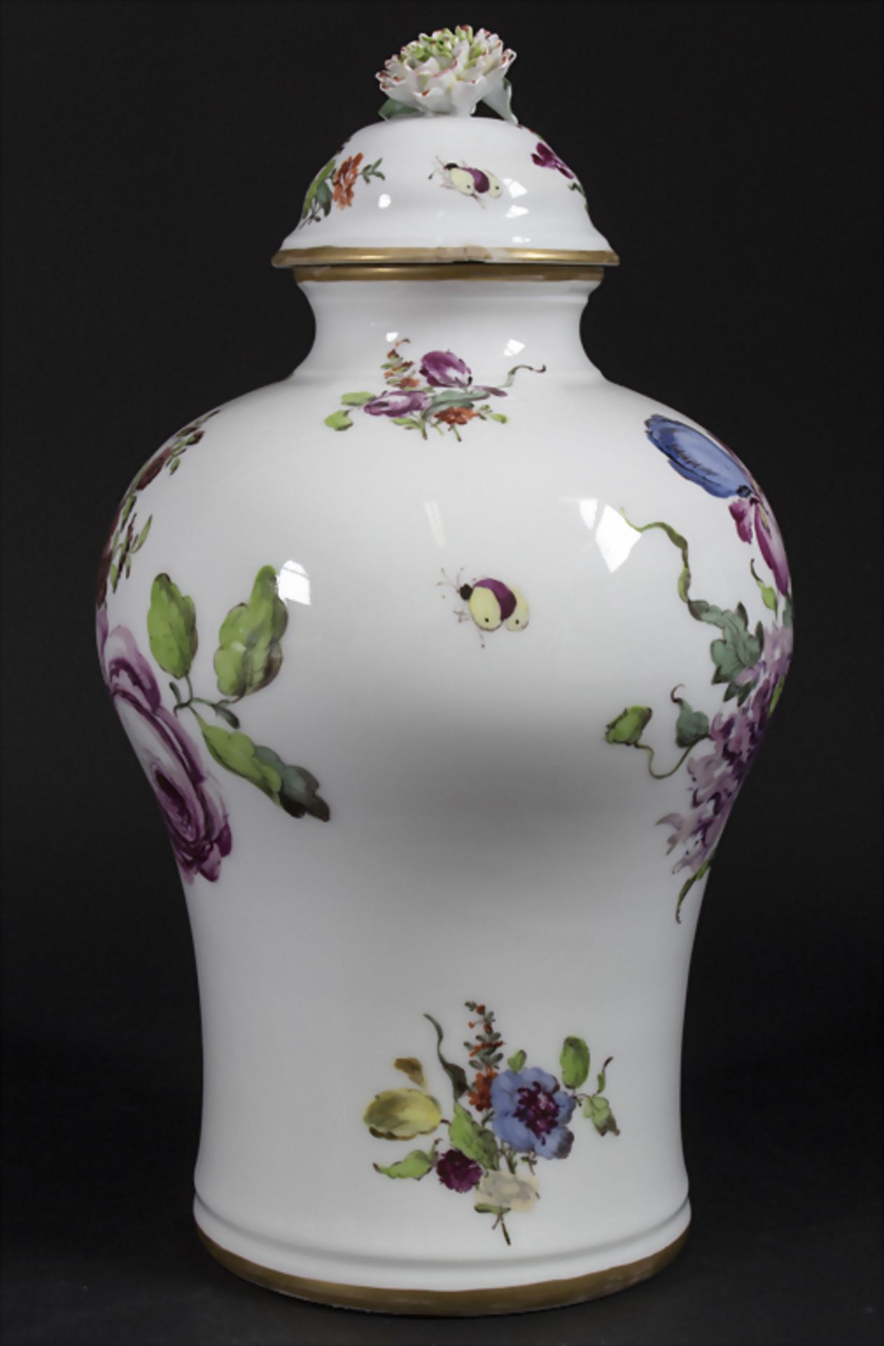 Paar Potpourri-Vasen / A pair of potpourri vases, Wien, um 1870Material: Porzellan, po - Bild 5 aus 19