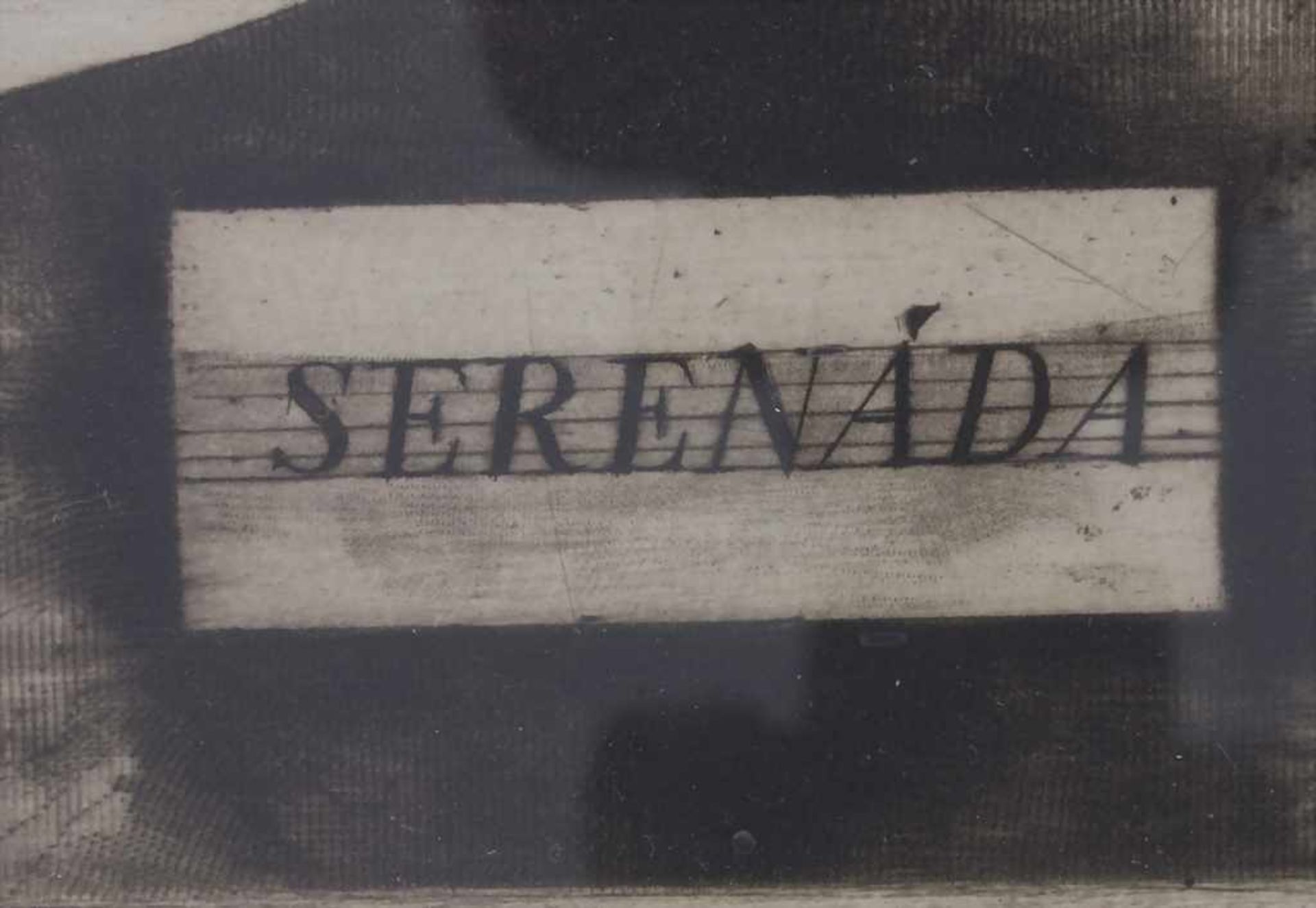 Karel Demel (*1942), 'Serenada'Technik: Aquatintaradierung auf Velin, gerahmt, hinter - Image 4 of 4