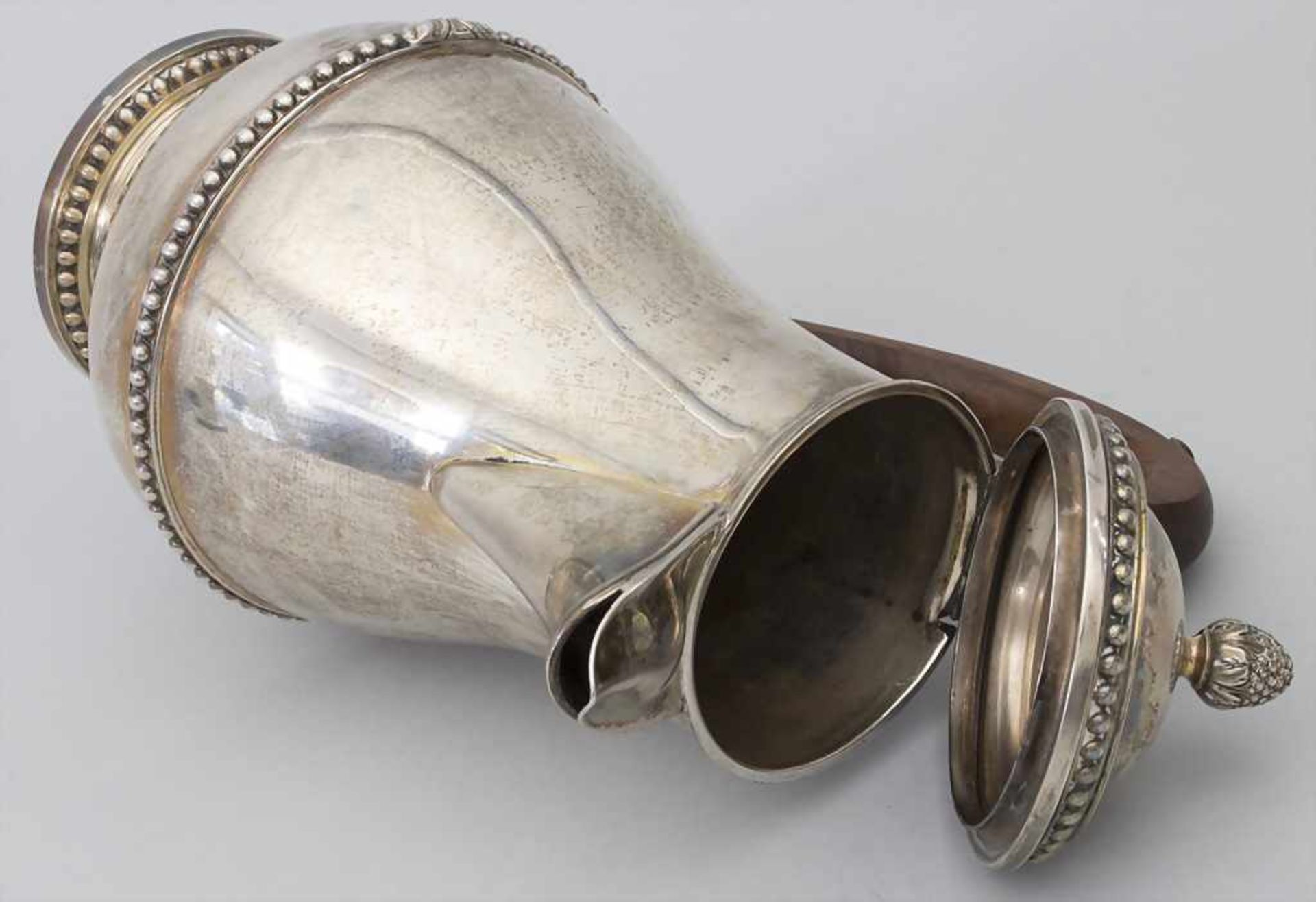 Kaffeekanne / A silver coffee pot, Ernest Prost, Paris, um 1920Material: Silber 950/00 - Image 5 of 9