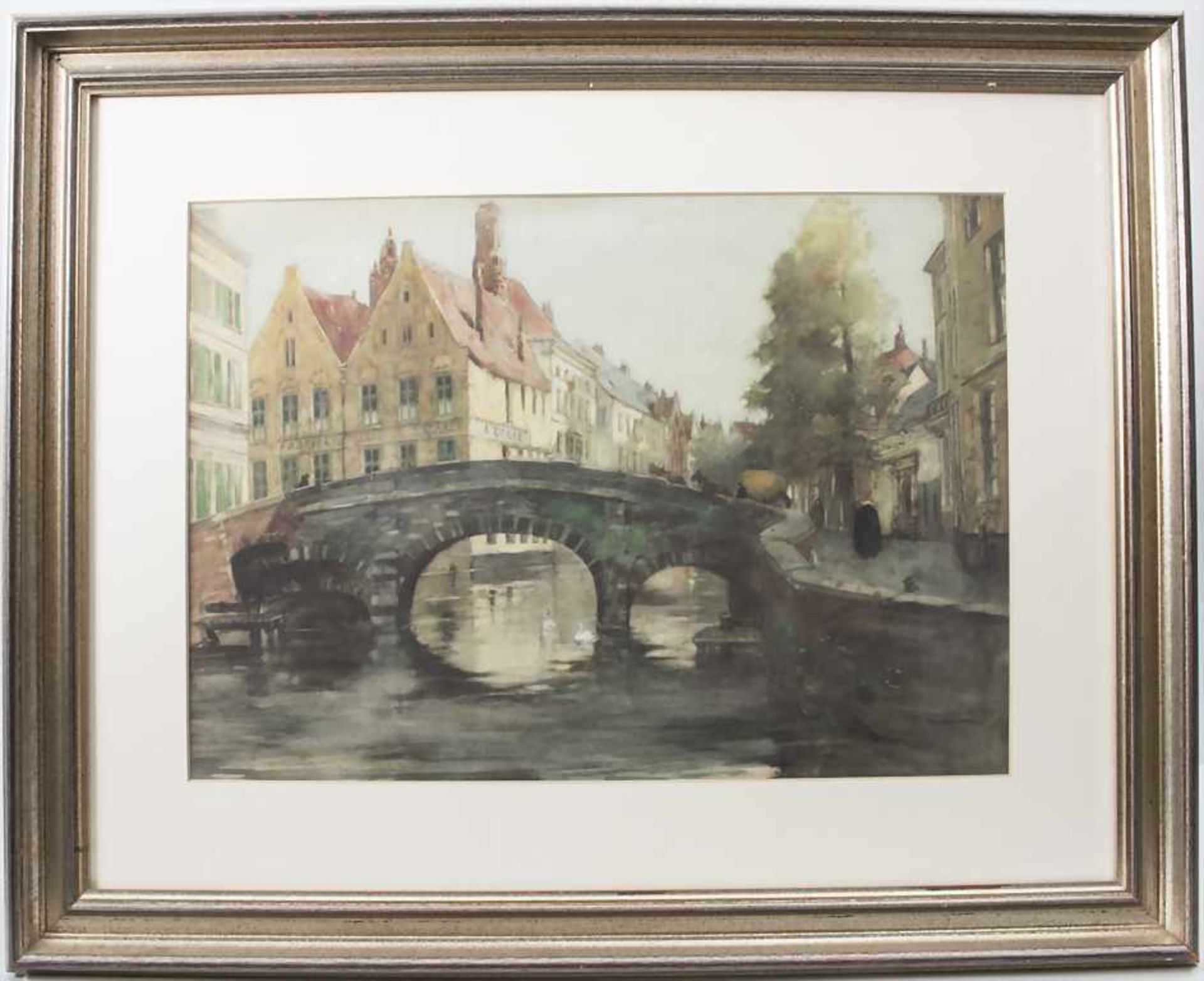 Willem Leendert Bruckman (1866-1928), 'Niederländische Gracht' / 'A Dutch canal'Techn - Bild 2 aus 5