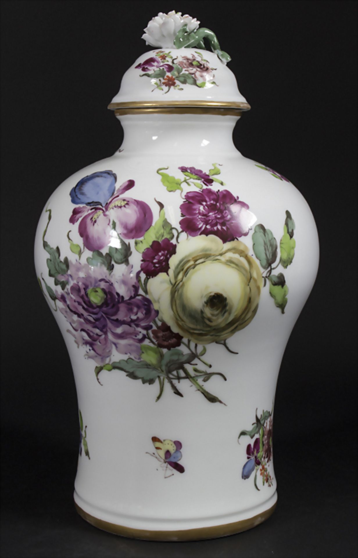 Paar Potpourri-Vasen / A pair of potpourri vases, Wien, um 1870Material: Porzellan, po - Bild 6 aus 19