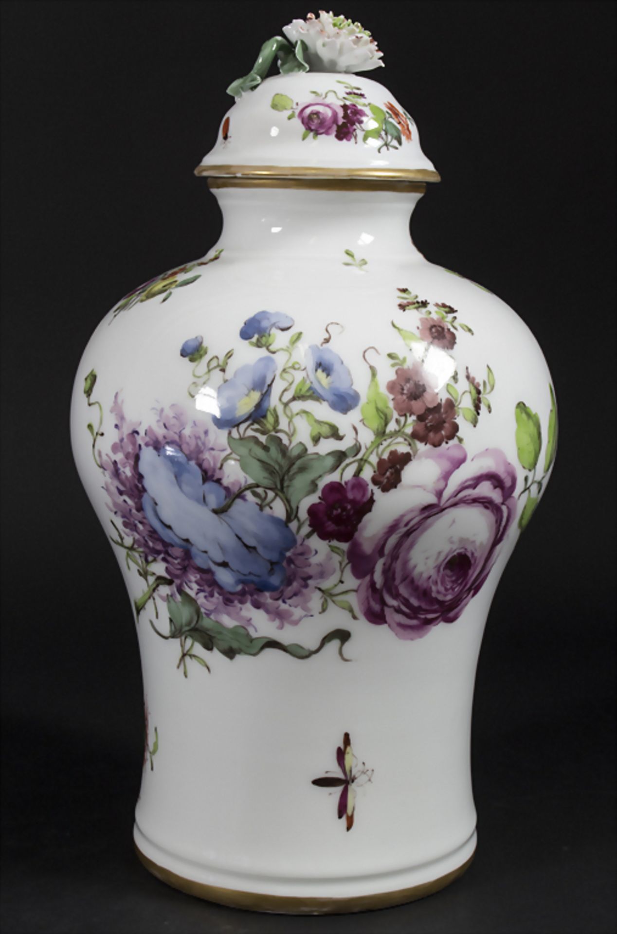 Paar Potpourri-Vasen / A pair of potpourri vases, Wien, um 1870Material: Porzellan, po - Bild 4 aus 19