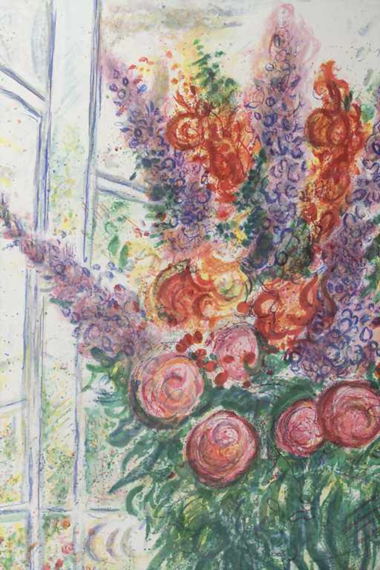 Marc Chagall (1887-1985), 'Großes Blumenbouquet' / 'A large flower bouquet'Technik: F - Bild 4 aus 4