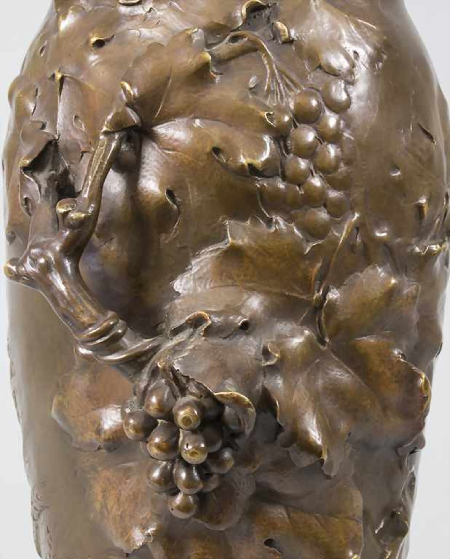 FRÉDÉRIC DEBON, Jugendstil Vase / An Art Nouveau vase, Paris, um 1900Material: Bronz - Image 5 of 11