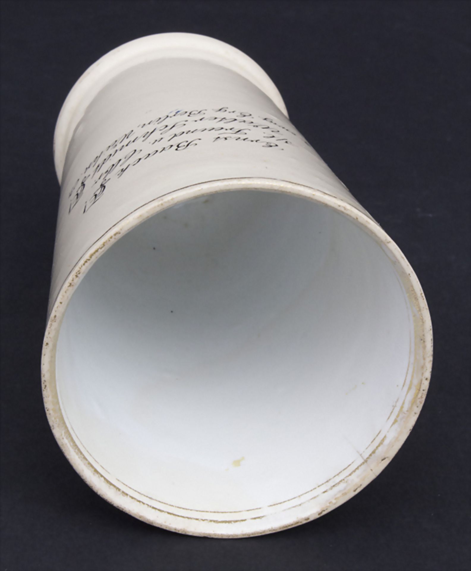 Studentika Becher / A student pottery beaker, Villeroy & Boch, Mettlach, um 1907Materi - Bild 3 aus 7