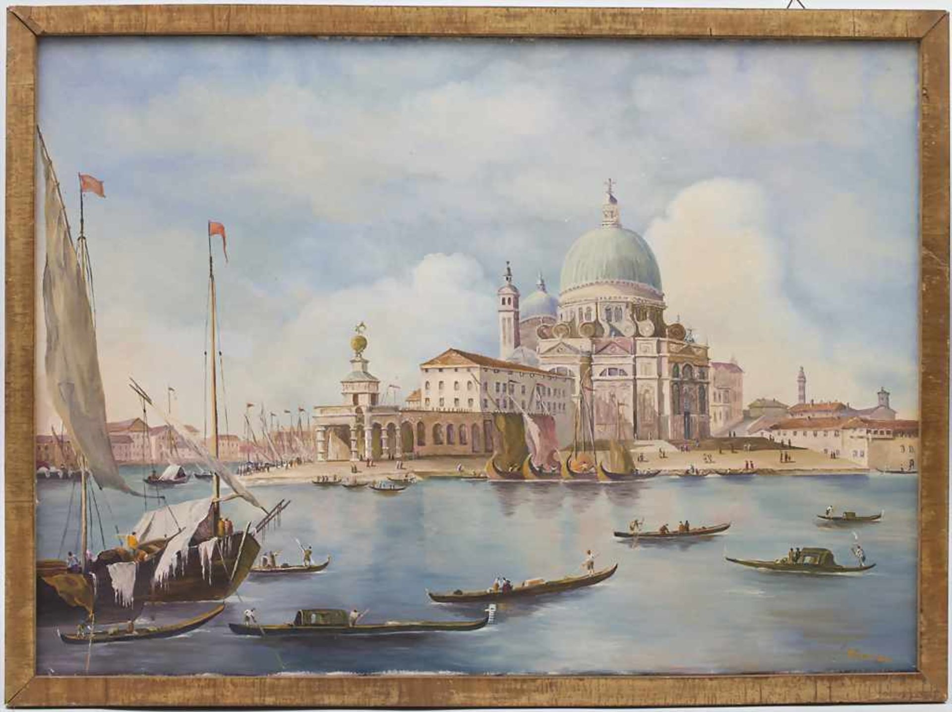 M. Roese (20. Jh.), 'Venedig mit Santa Maria della Salute' / 'Venice with Santa Maria della Salu - Bild 2 aus 5