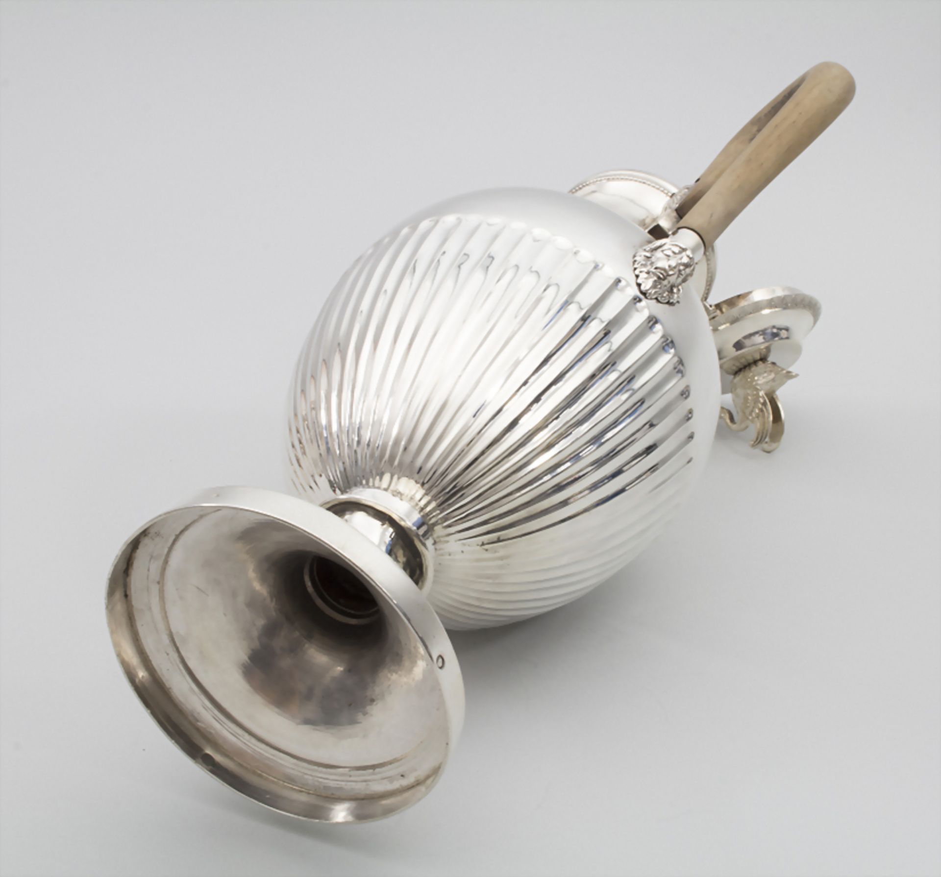 Empire Schenkkrug / An Empire silver jug, Niederlande / Netherlands, um 1800Material: - Image 6 of 17