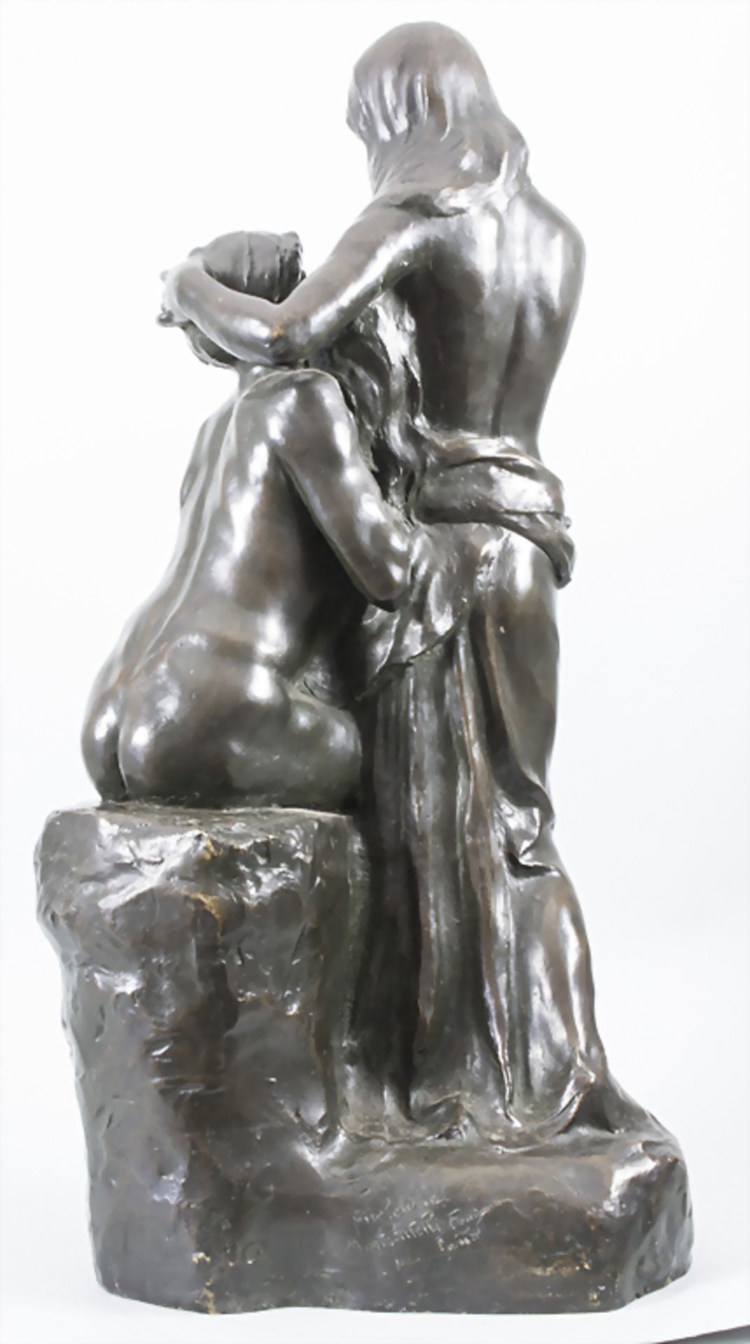 Joseph Ebstein (1881-1961), Liebespaar / The lovers, Paris, 1910Material: Bronze, pati - Image 4 of 10