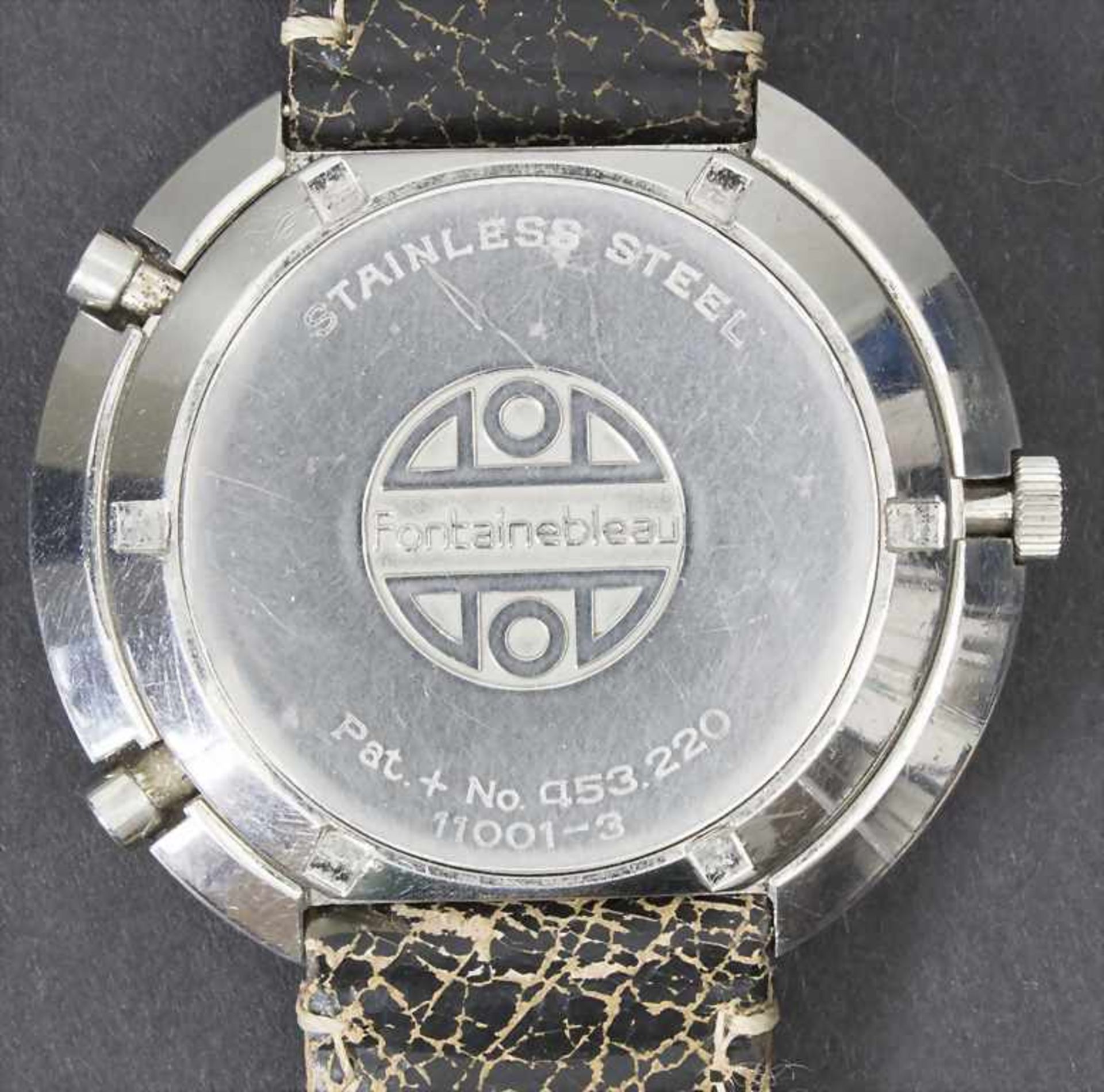 Hamilton Automatik Chrono-matic Fontainebleau, Geneve, um 1975Gehäuse: Stahl, Boden g - Image 2 of 5