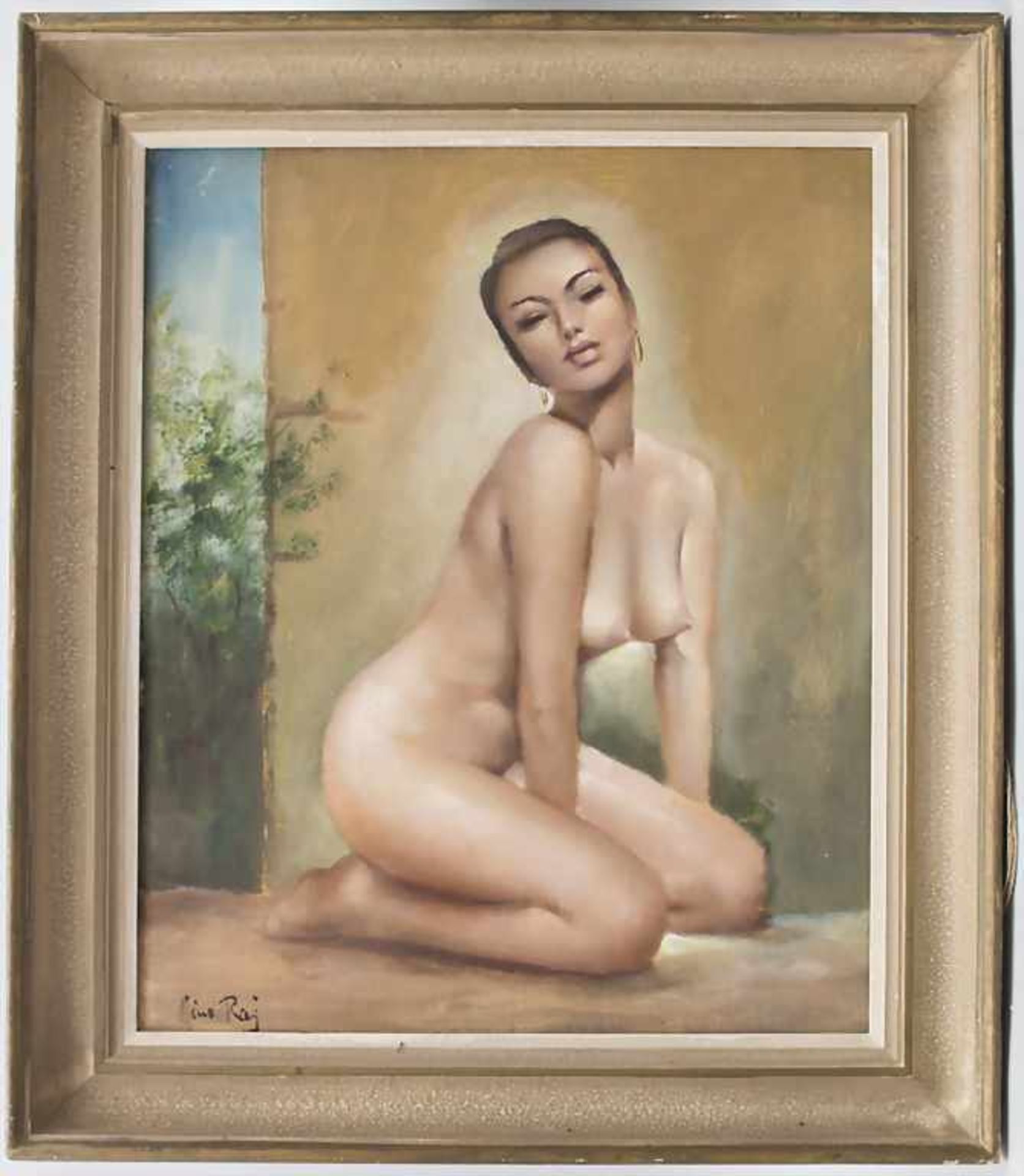 Künstler des 20. Jh., 'Weiblicher Akt' / 'A female nude'Technik: Öl auf Hartfaserpla - Image 2 of 5