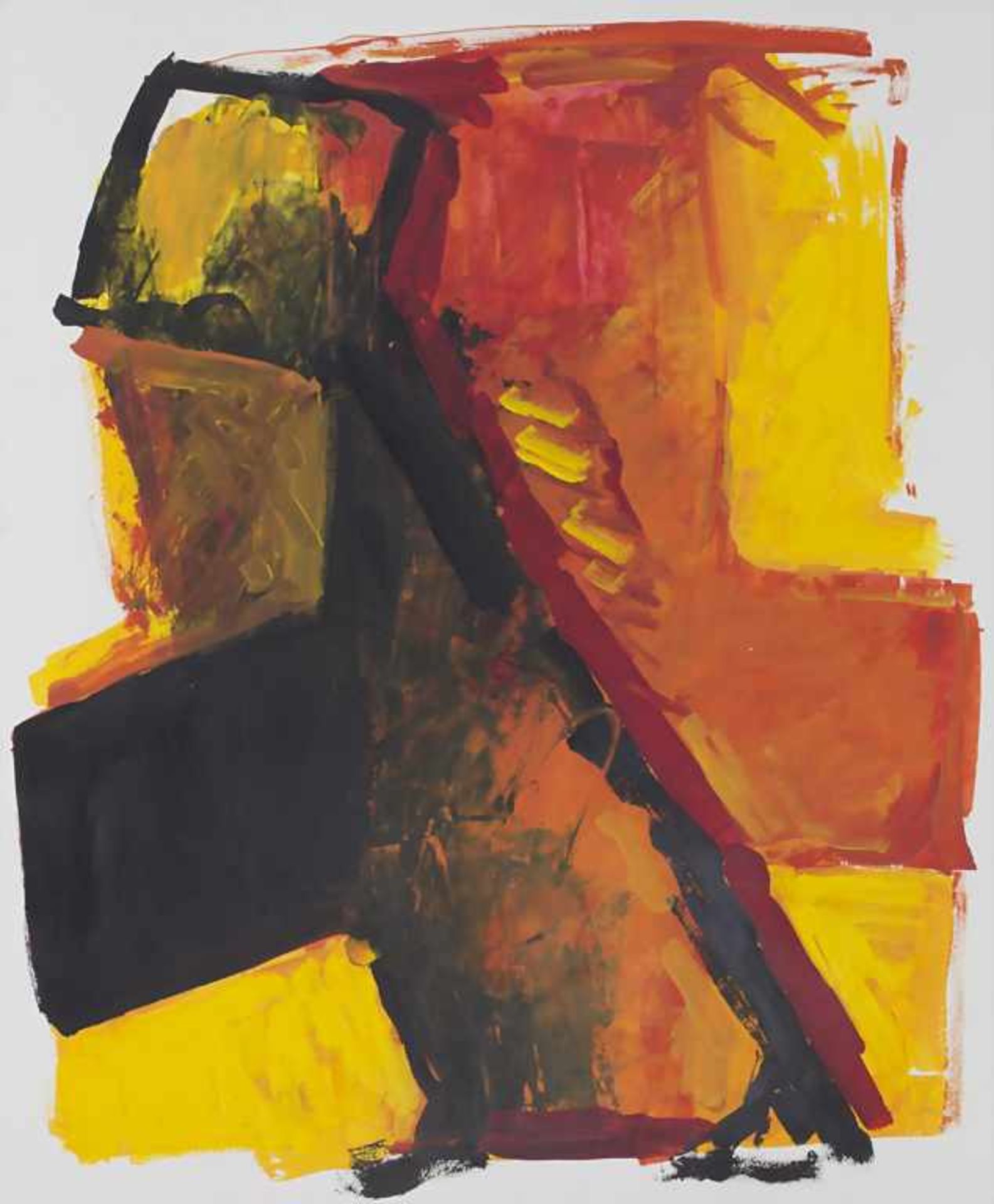 Hermann Bachmann (1922-1995), 'Abstrakte Komposition' / 'An abstract composition'Techn - Bild 2 aus 3