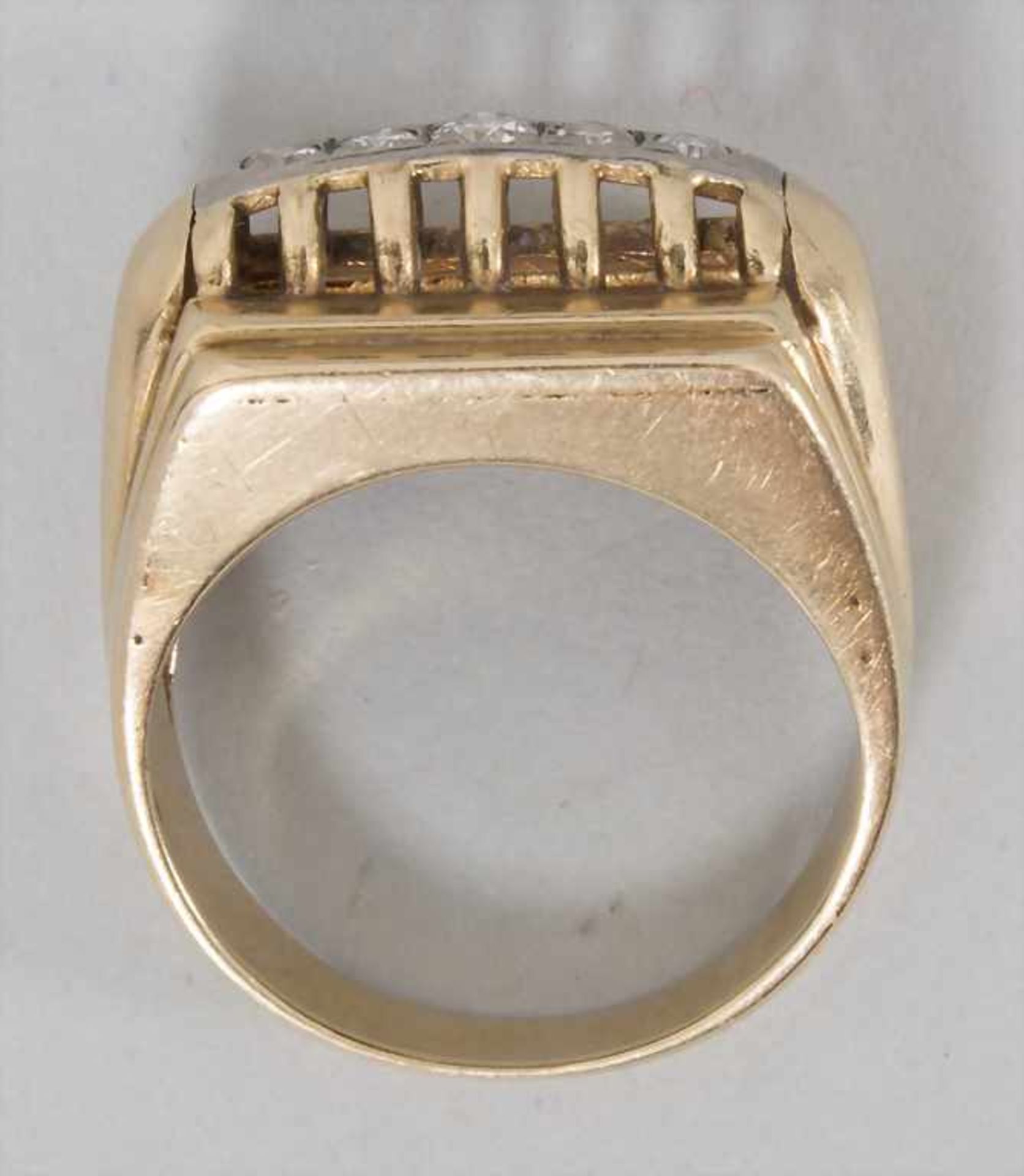 Damenring mit Diamanten / A ladies ring with diamondsMaterial: Gelbgold Au 750/000, 5 - Image 3 of 3