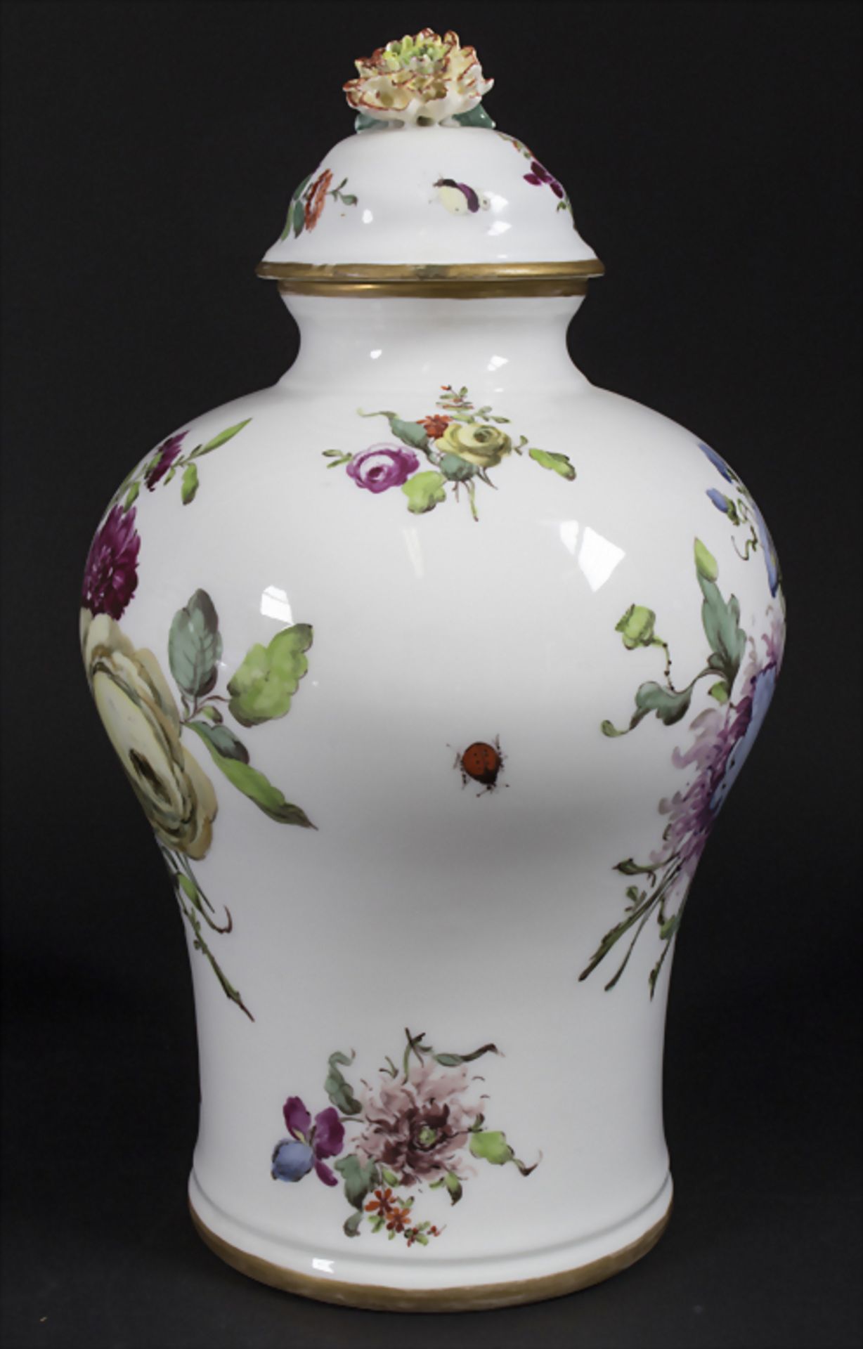 Paar Potpourri-Vasen / A pair of potpourri vases, Wien, um 1870Material: Porzellan, po - Bild 12 aus 19