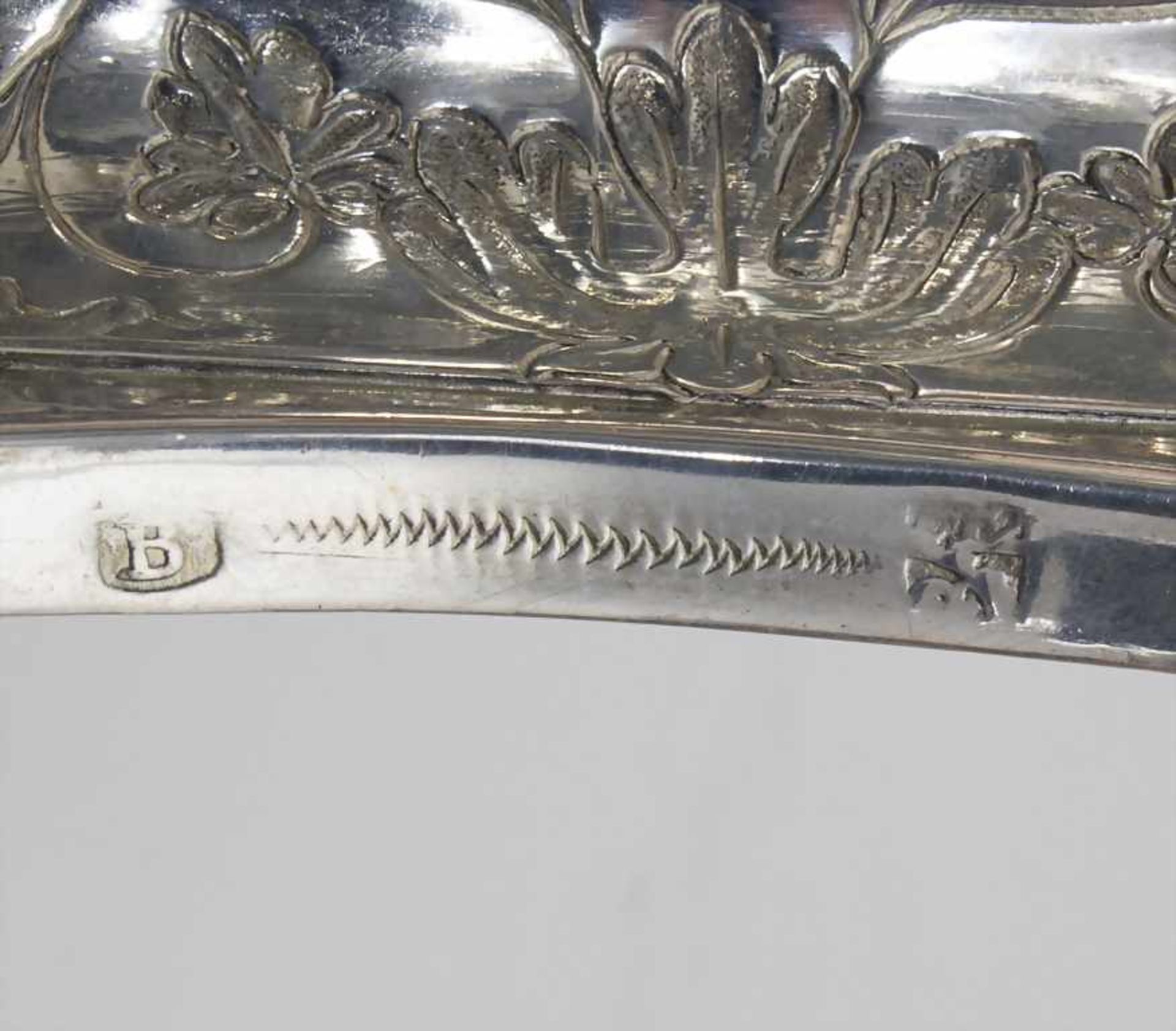 Empire Kerzenleuchter / An Empire silver candlestick, Weissenfels, um 1820Material: Si - Image 8 of 8