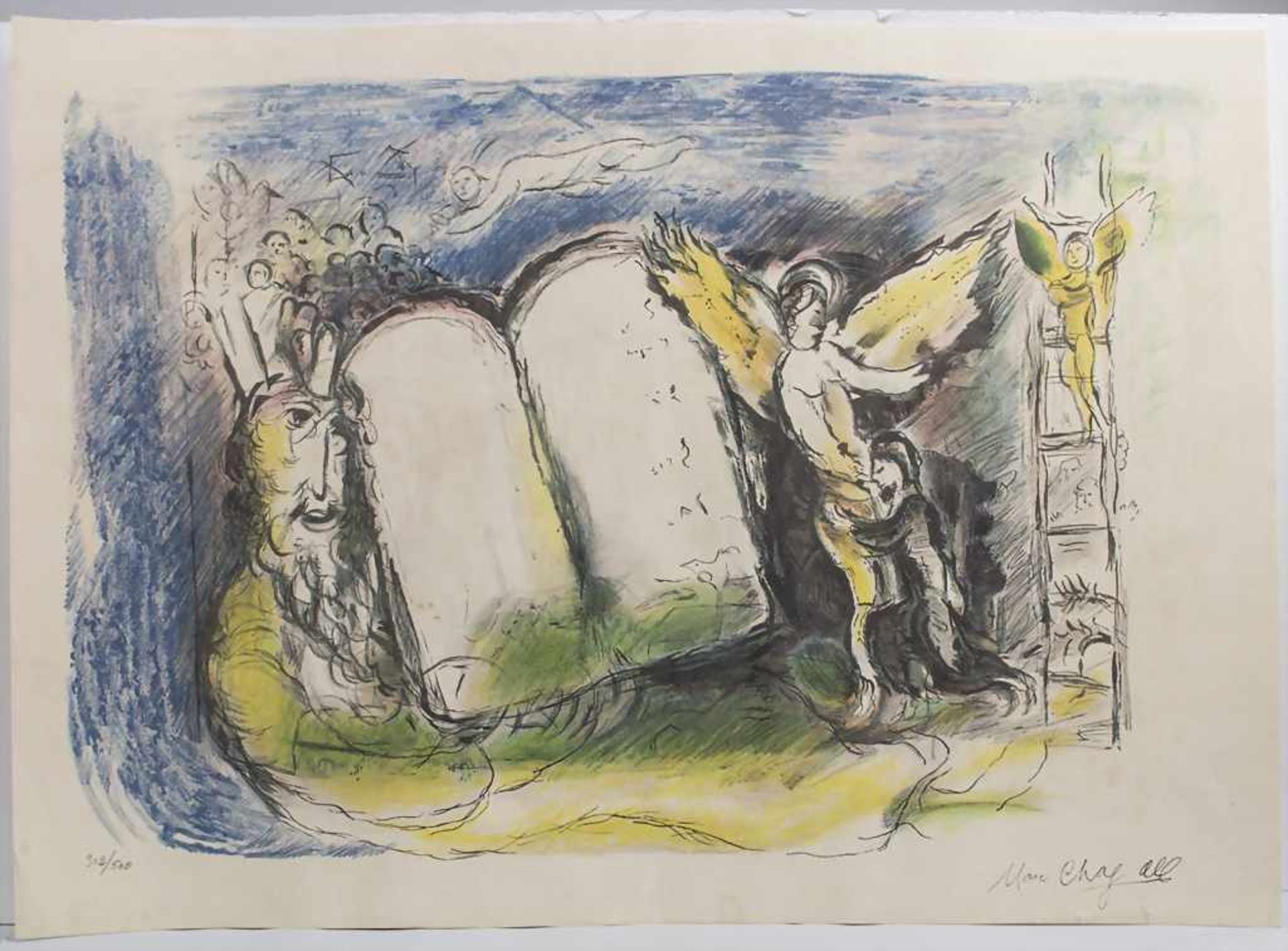 Marc Chagall (1887-1985), 'Die Vision Mose' / 'The mission of Moses'Technik: Farblitho - Bild 2 aus 4