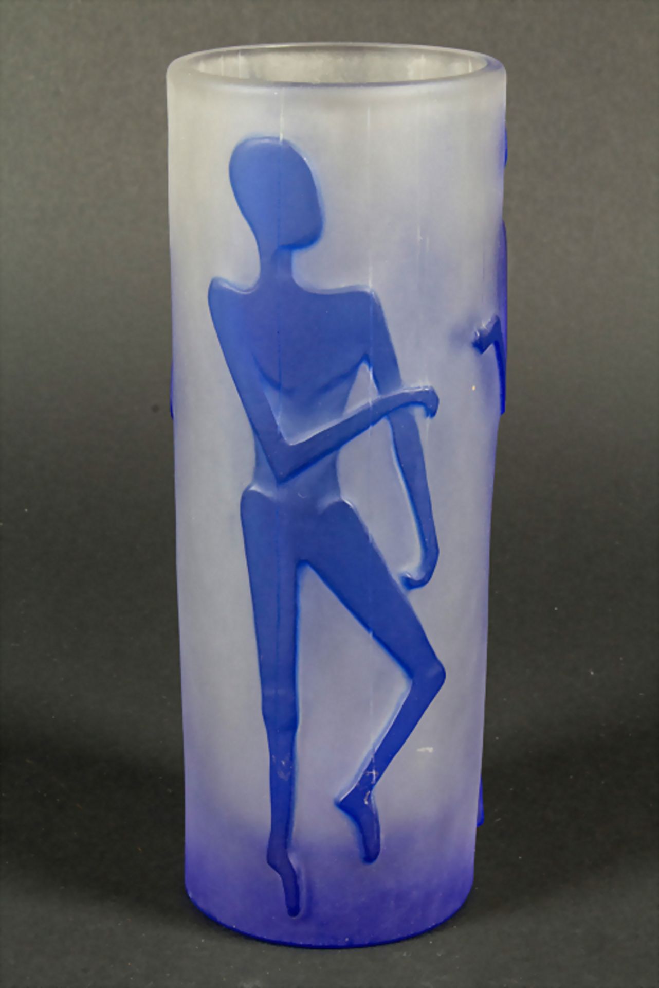 Studio-Glasziervase / A decorative studio glass vase, wohl Böhmen, um 1980Material: f - Bild 2 aus 4