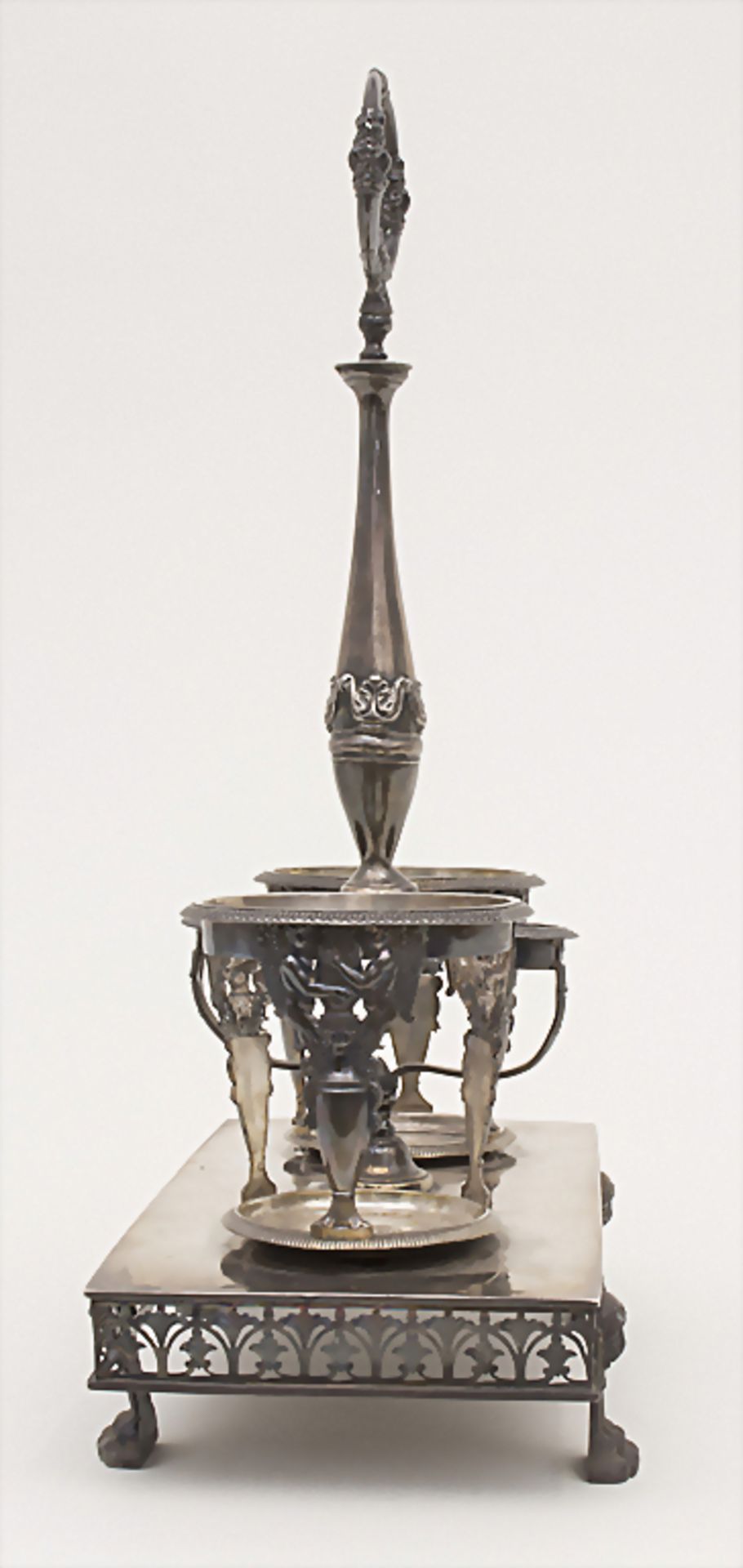 Empire-Menage / A silver cruet stand, Meister Jean-Pierre Bibron, Paris, 1803-1809Mate - Bild 4 aus 11