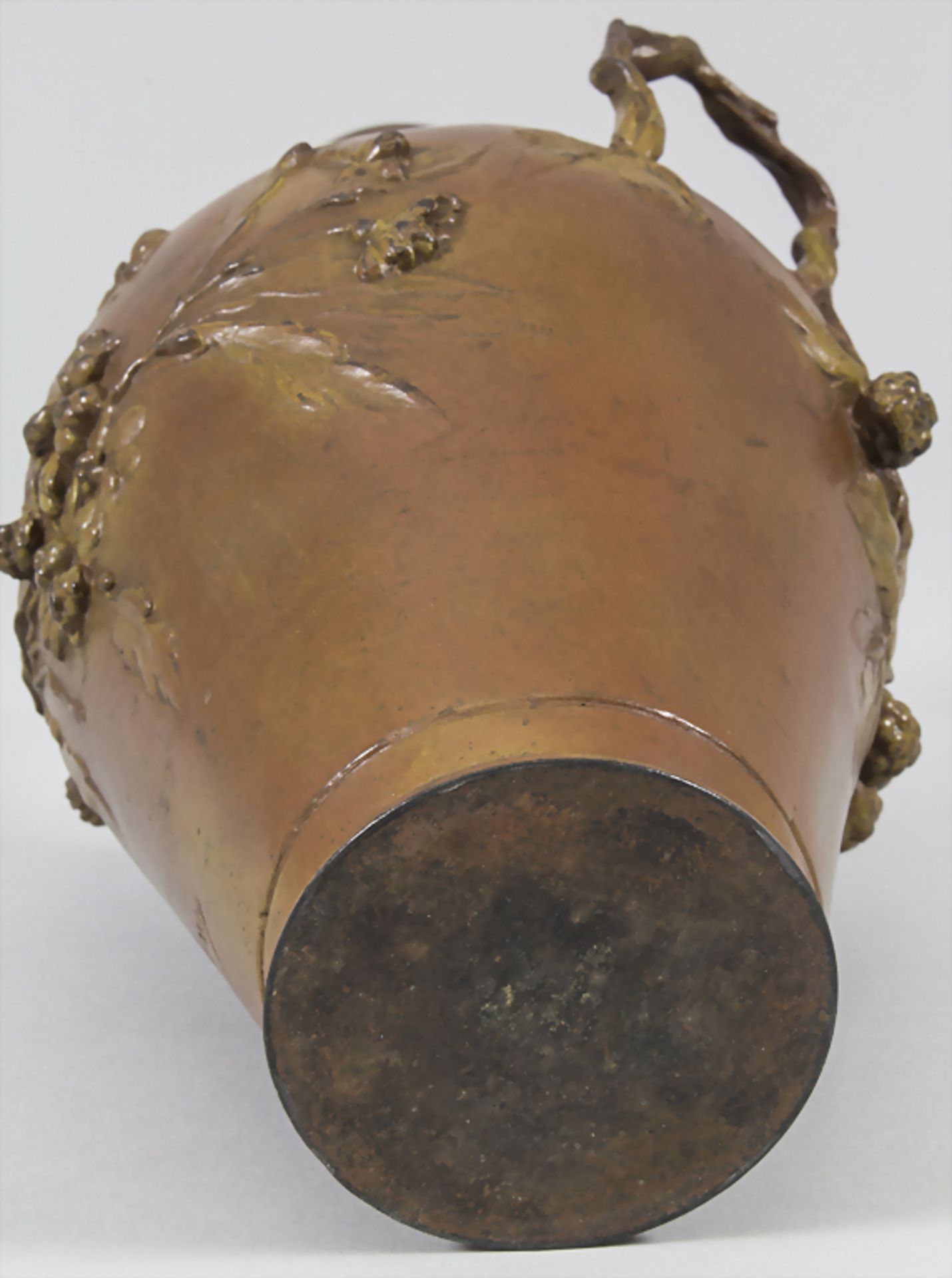 François MOREAU (1832-1927), Jugendstil Vase / An Art Nouveau vaseMaterial: Bronze, p - Image 3 of 7