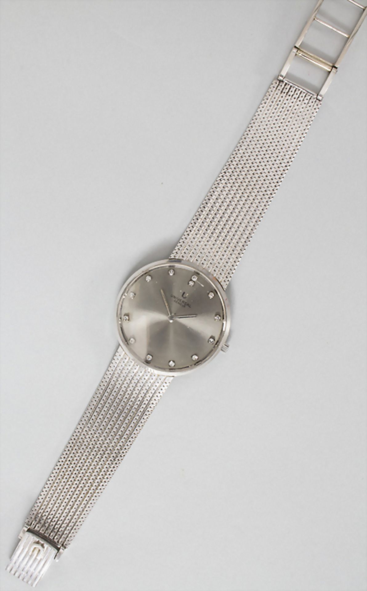 Herrenarmbanduhr / A men's wristwatch, Universal Géneve, Swiss, um 1970Gehäuse und A - Image 3 of 4