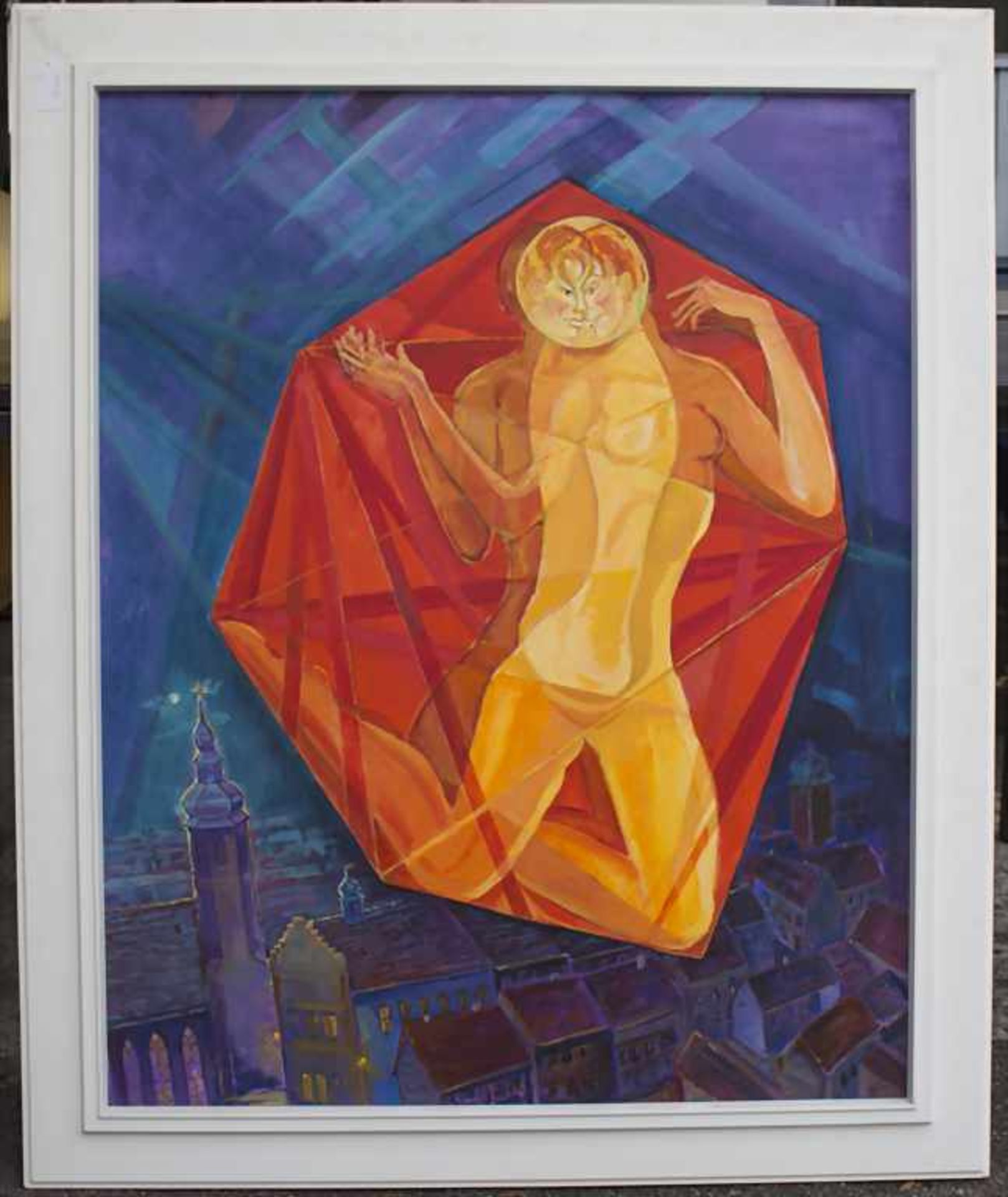 Hardy Schneider-Sato (1919-2002), 'Liebespaar über der Stadt' / 'Lovers above the city'<br - Bild 2 aus 4