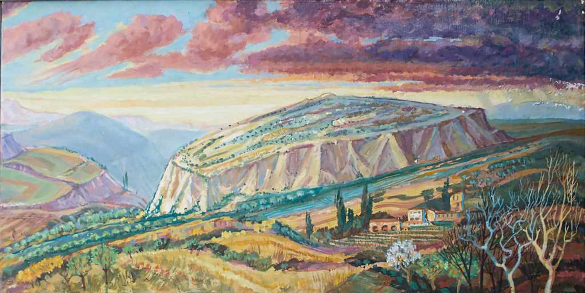 Hardy Schneider-Sato (1919-2002), Triptychon 'Die Crete' / A triptych 'The Crete'Techn - Bild 4 aus 8