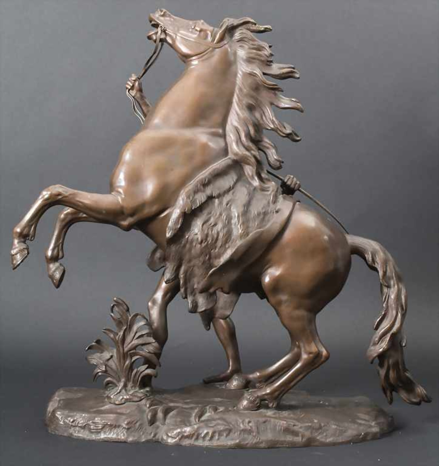 Guillaume Coustou (1677-1746), 'Das Pferd von Marly' / Bronze sculpture 'The horse of Marly' - Bild 4 aus 7