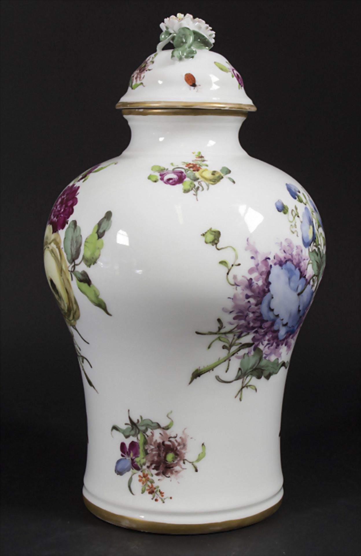 Paar Potpourri-Vasen / A pair of potpourri vases, Wien, um 1870Material: Porzellan, po - Bild 7 aus 19