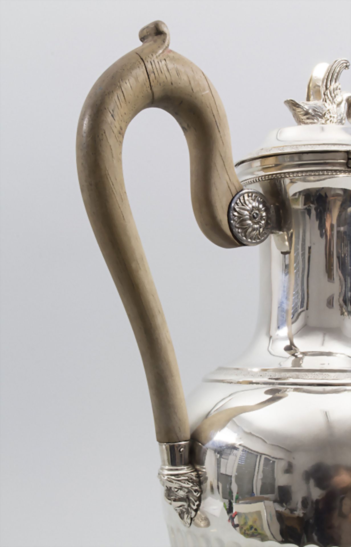 Empire Schenkkrug / An Empire silver jug, Niederlande / Netherlands, um 1800Material: - Image 8 of 17