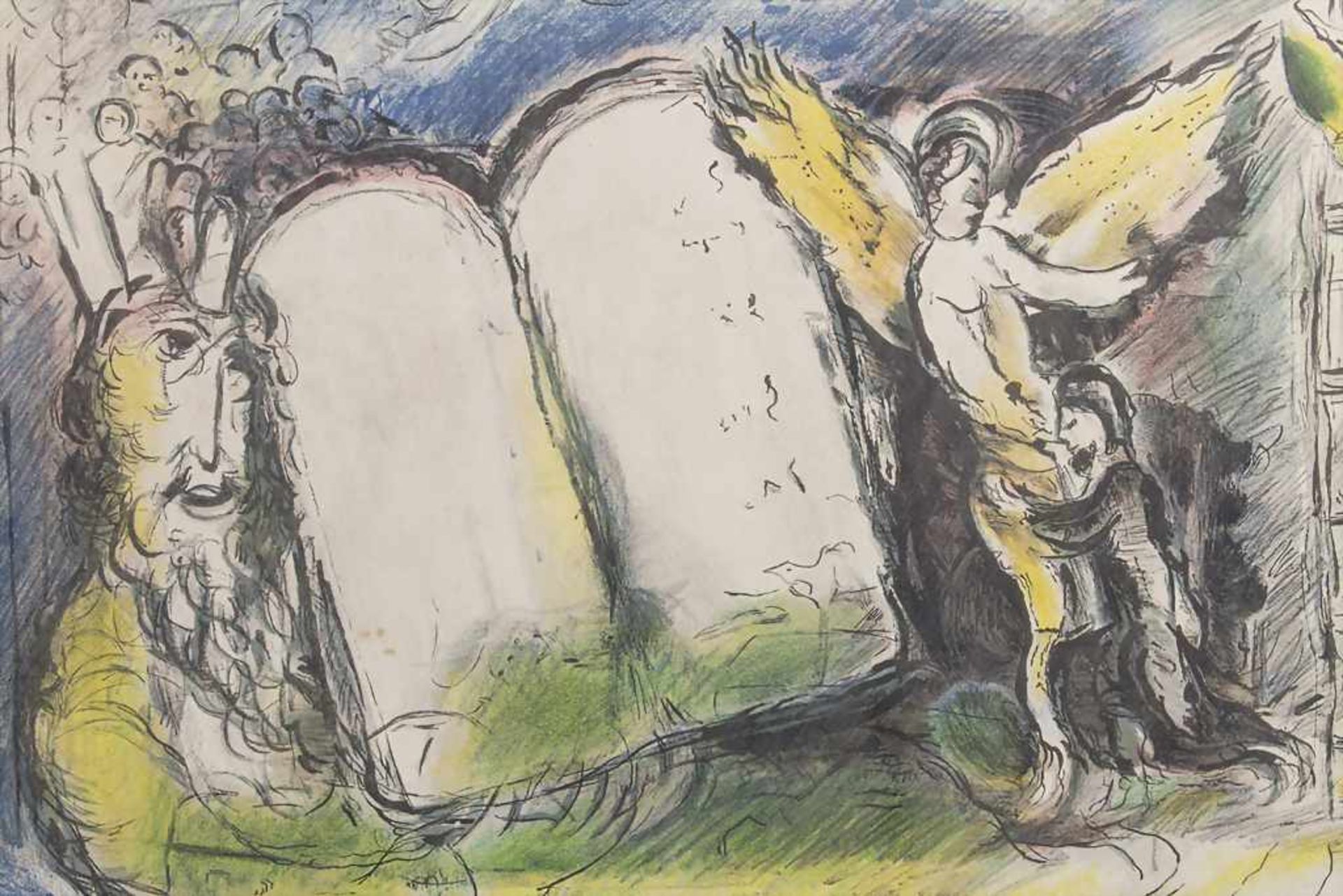 Marc Chagall (1887-1985), 'Die Vision Mose' / 'The mission of Moses'Technik: Farblitho - Bild 4 aus 4