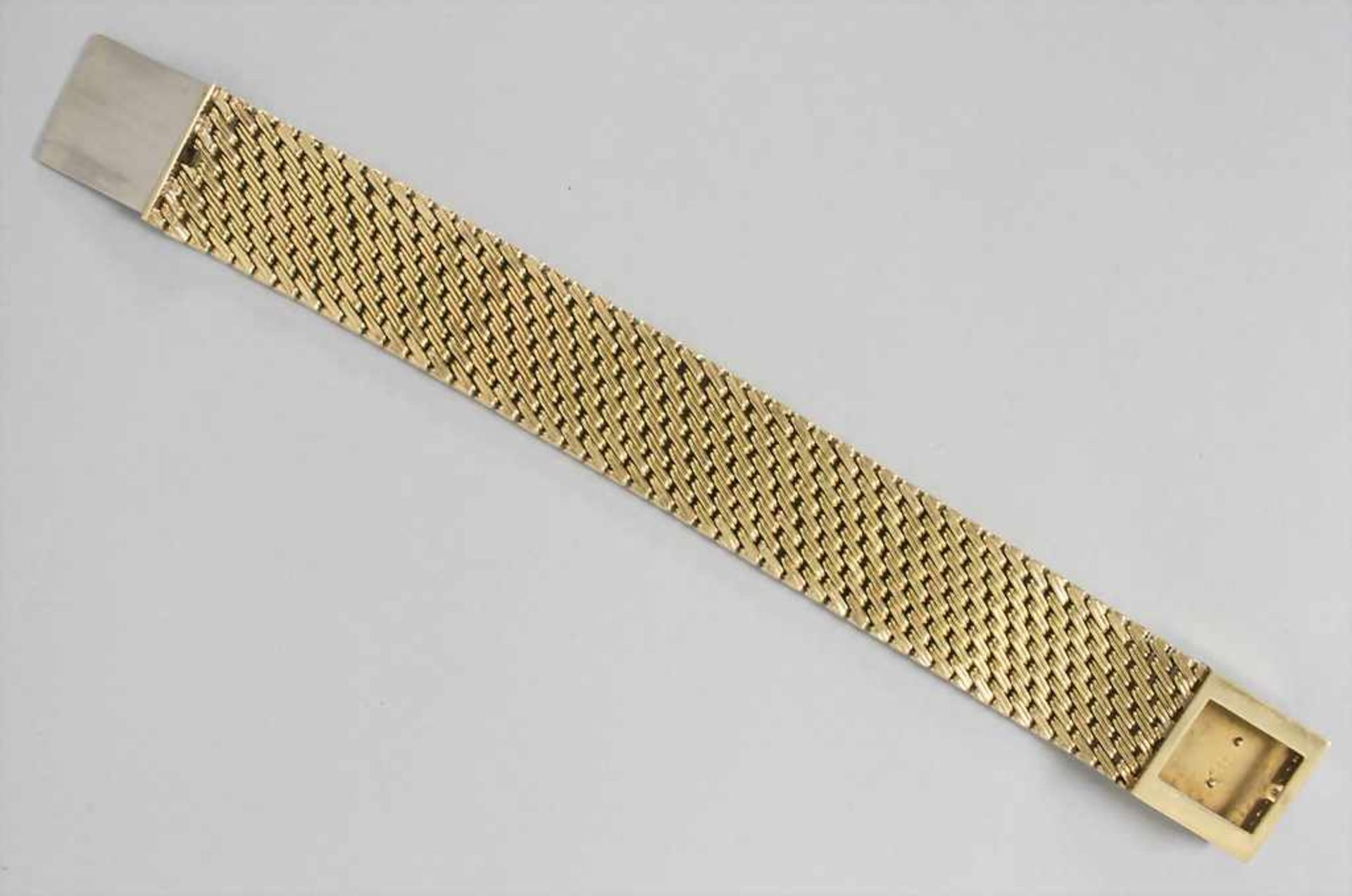 Armband / A gold bracelet, Wien, nach 1922Material: Gold 750/000 18 Kt. mit Diamanten, - Image 4 of 4