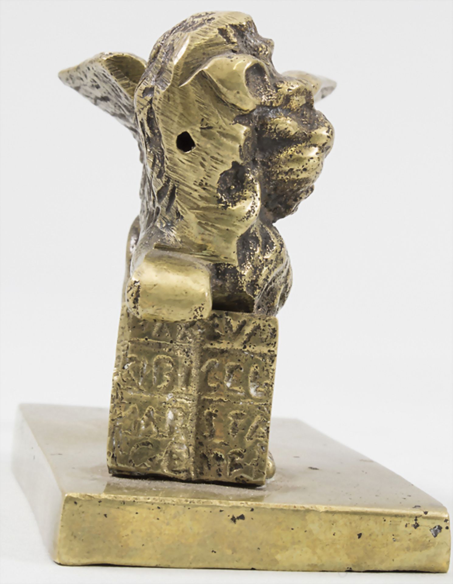 Tierfigur 'Markuslöwe' / An animal figure 'Marcus Lion', Venedig, 19. Jh.Material: Br - Bild 2 aus 3