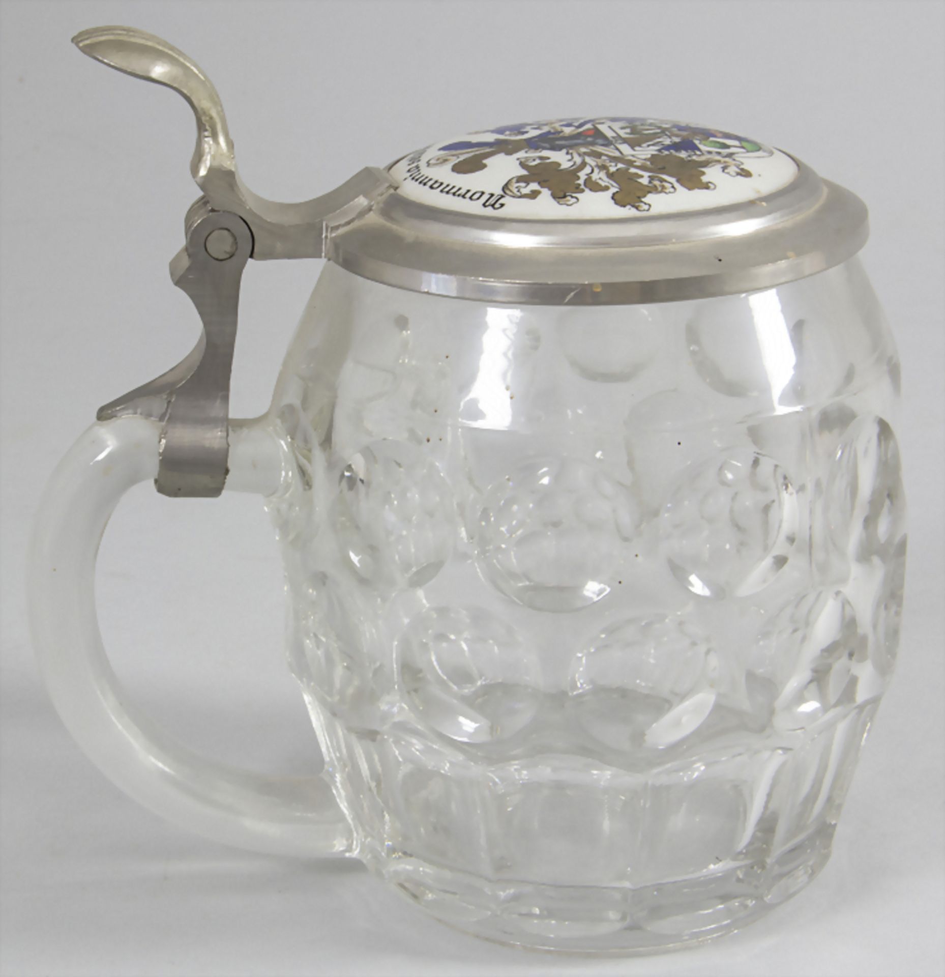 Studentika Bierkrug des 'Corps Normannia-Halle zu Gießen' / A studentika beer mug, deutsch, 197 - Bild 2 aus 4