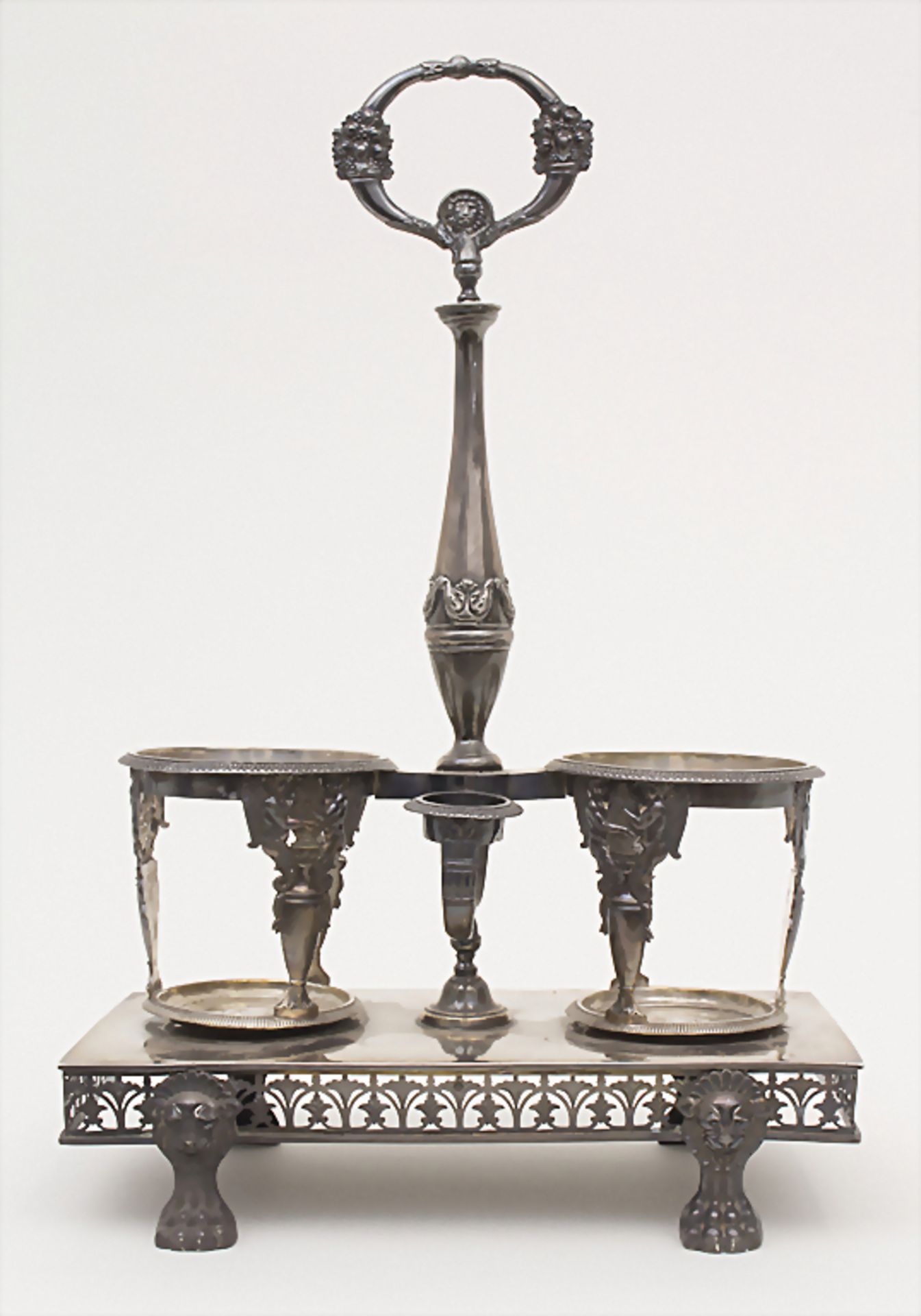 Empire-Menage / A silver cruet stand, Meister Jean-Pierre Bibron, Paris, 1803-1809Mate