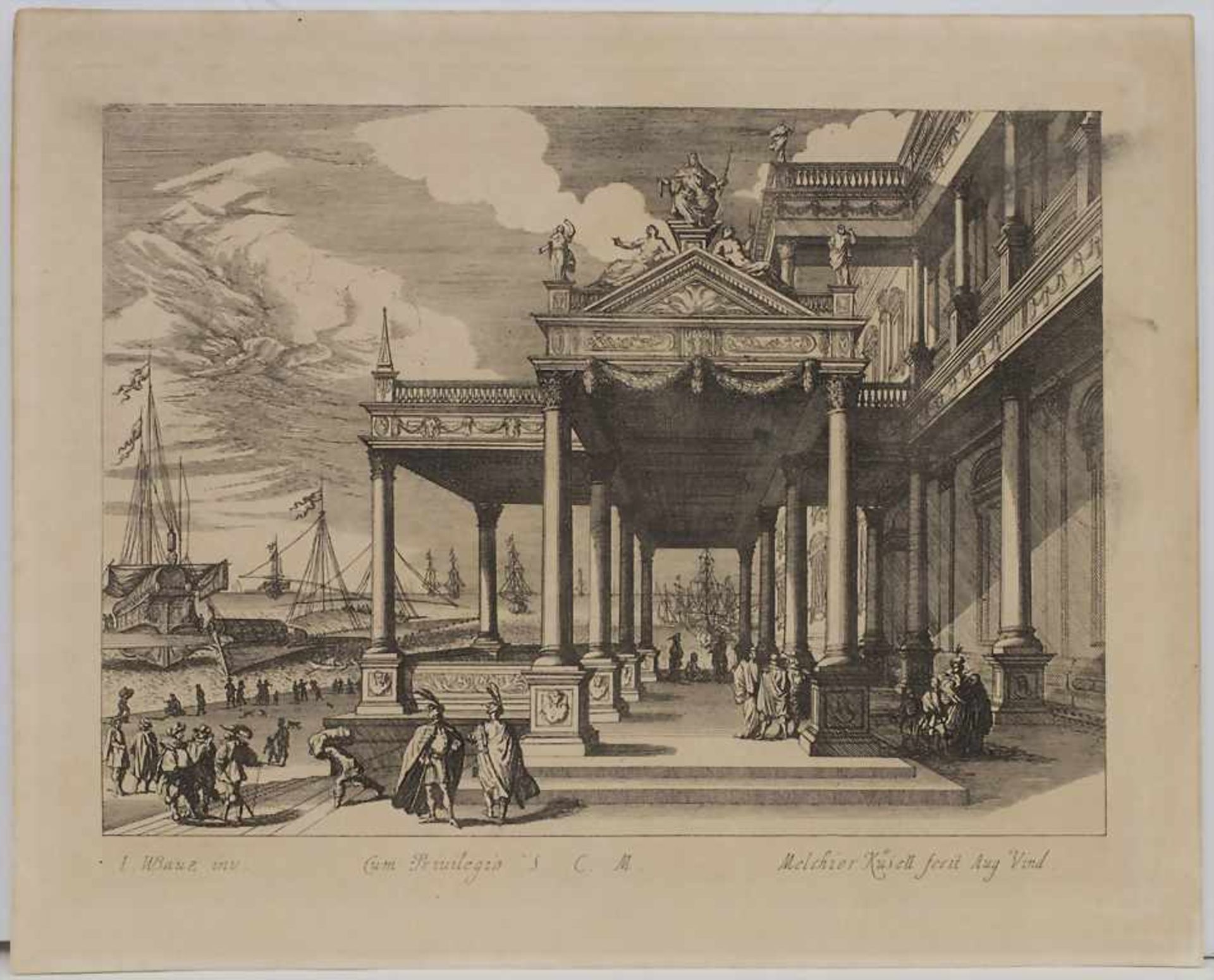 Daniel Nikolaus Chodowiecki (1726-1801) u.a., 'Scarron am Fenster' und 'Hafenszene'Tec - Bild 2 aus 10