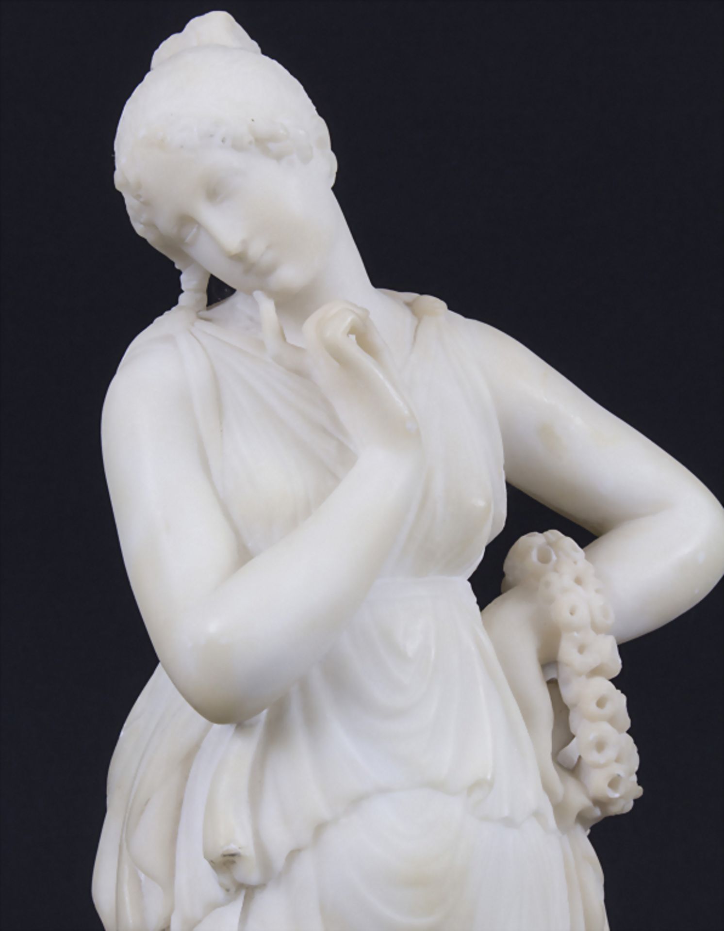 Alabaster Figur / An alabaster sculpture, Italien, um 1900Material: Alabaster,Höh - Image 2 of 11