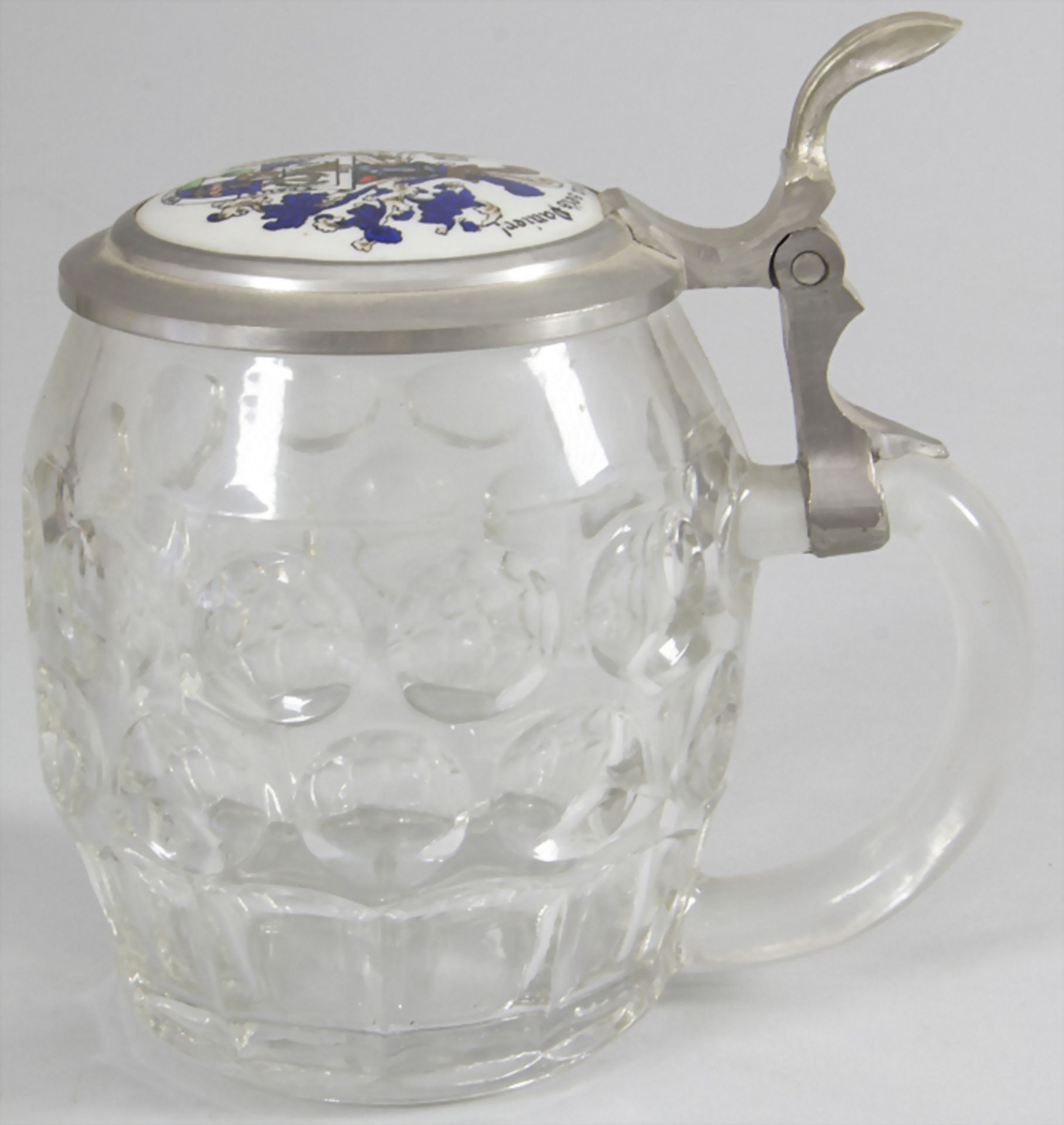 Studentika Bierkrug des 'Corps Normannia-Halle zu Gießen' / A studentika beer mug, deutsch, 197 - Bild 3 aus 4