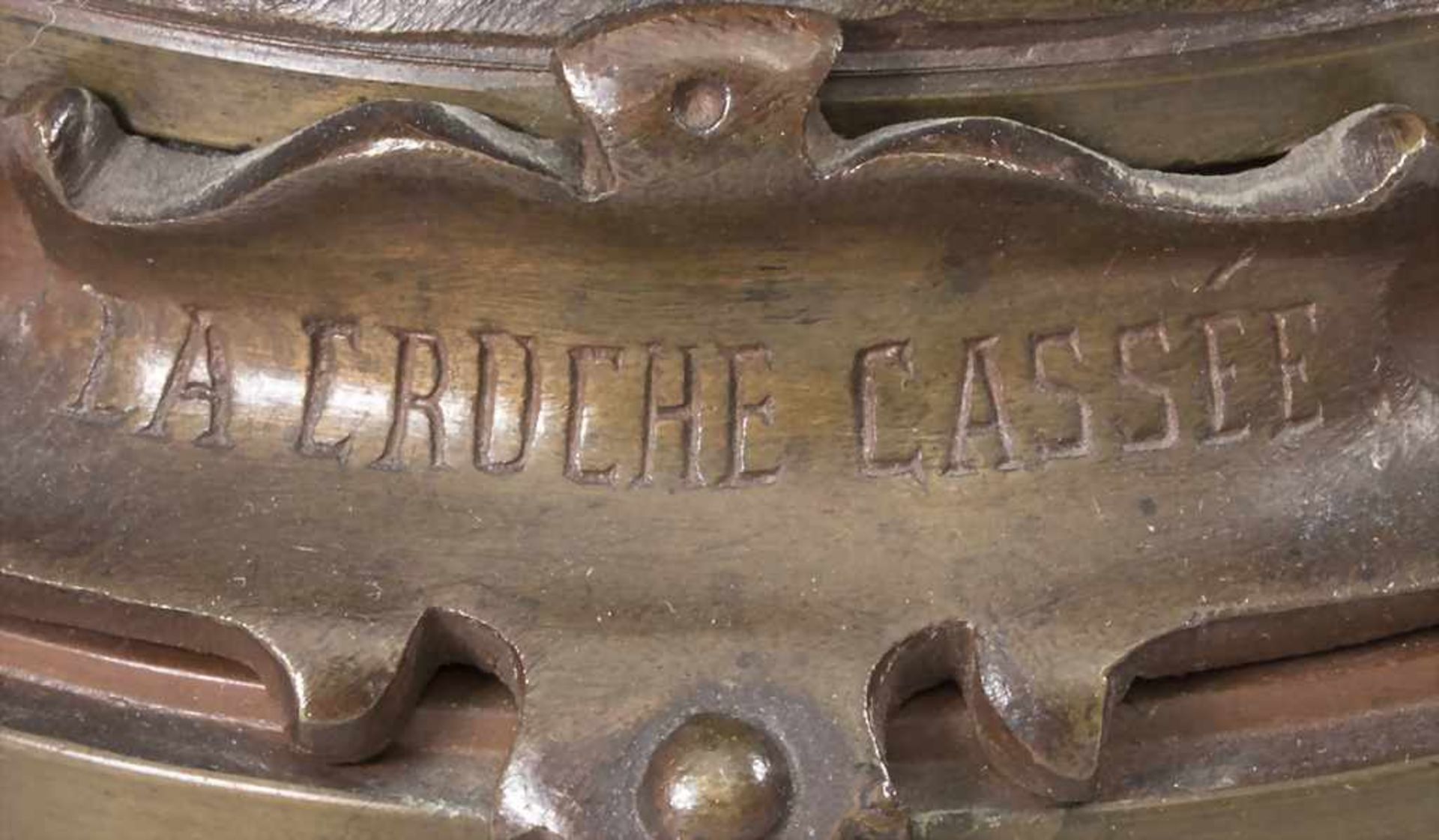 Charles Anfrie (1833-1905), 'La cruche cassee' / 'Der zerbrochene Krug'Material: Bronz - Image 4 of 6