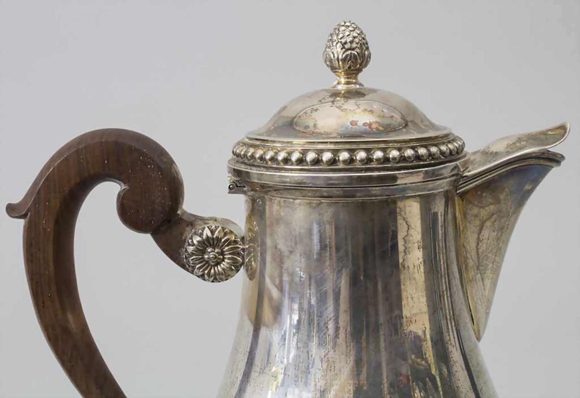Kaffeekanne / A silver coffee pot, Ernest Prost, Paris, um 1920Material: Silber 950/00 - Image 7 of 9