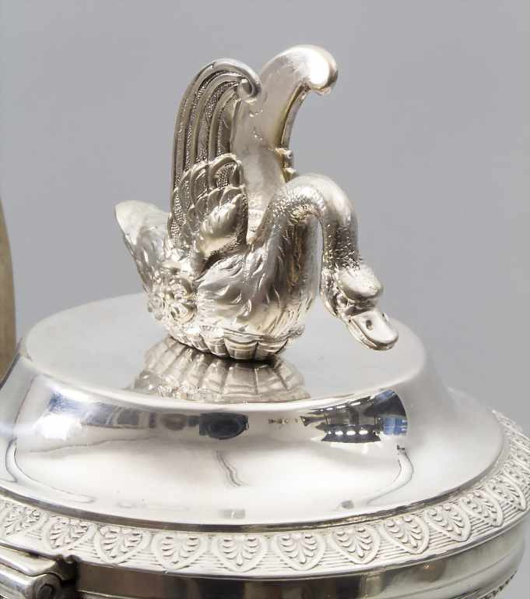 Empire Schenkkrug / An Empire silver jug, Niederlande / Netherlands, um 1800Material: - Image 16 of 17