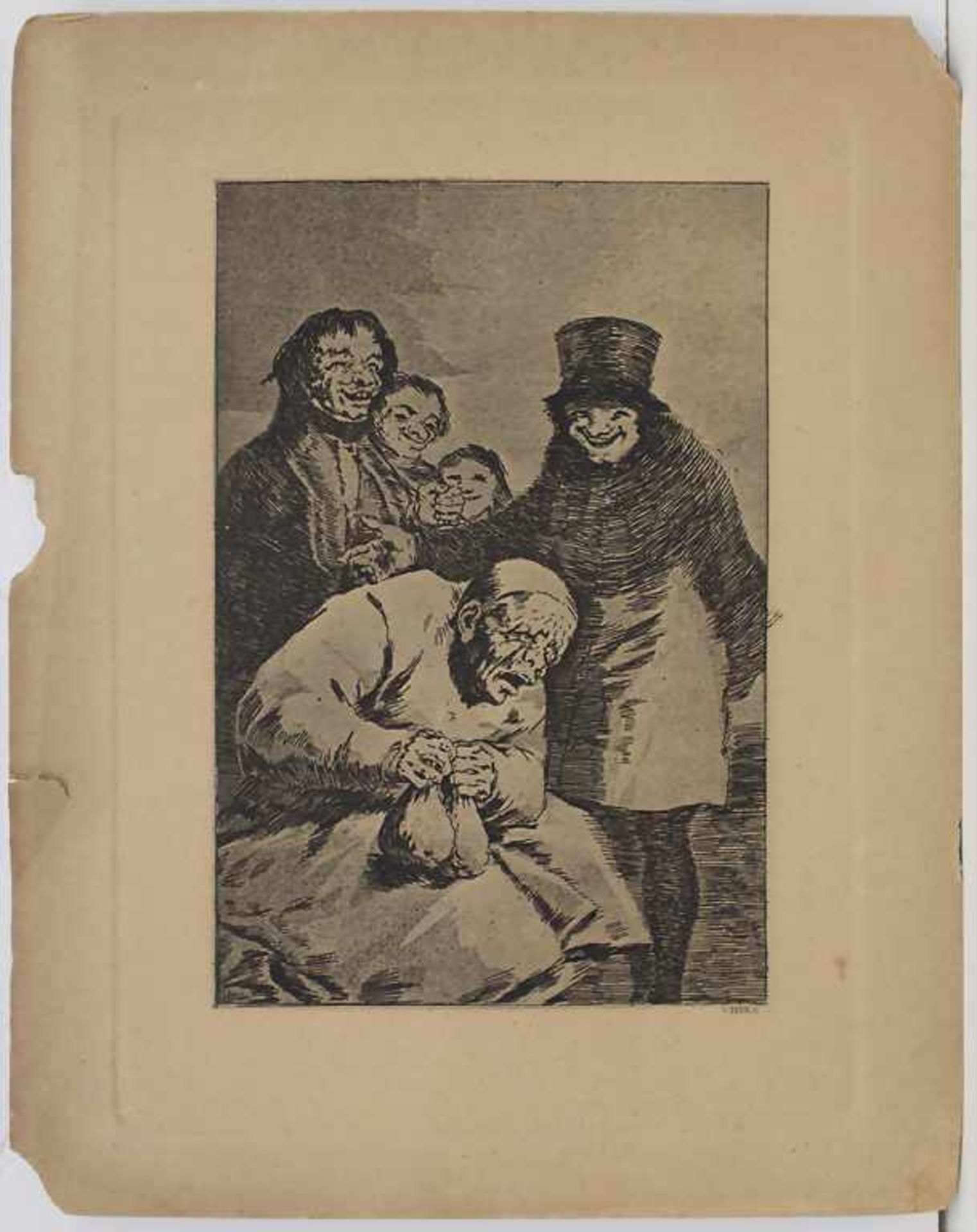 Francisco de Goya (1746-1828), 'Los Capricho: Esconderlos à Por que?'Titel: Warum ihn - Image 2 of 6