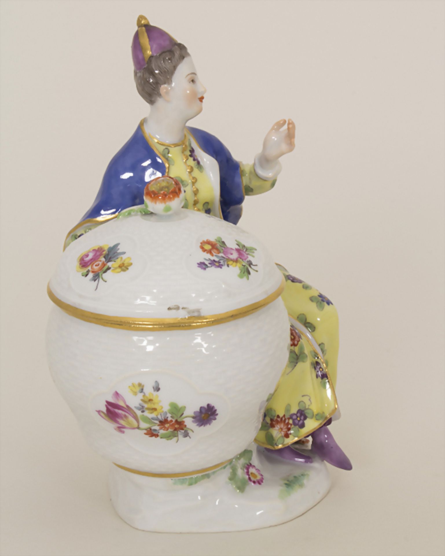 Junge Türkin mit Schale / A young Turkish woman with a bowl, Meissen, Pfeiffer-Zeit, 1924-1934< - Bild 5 aus 11