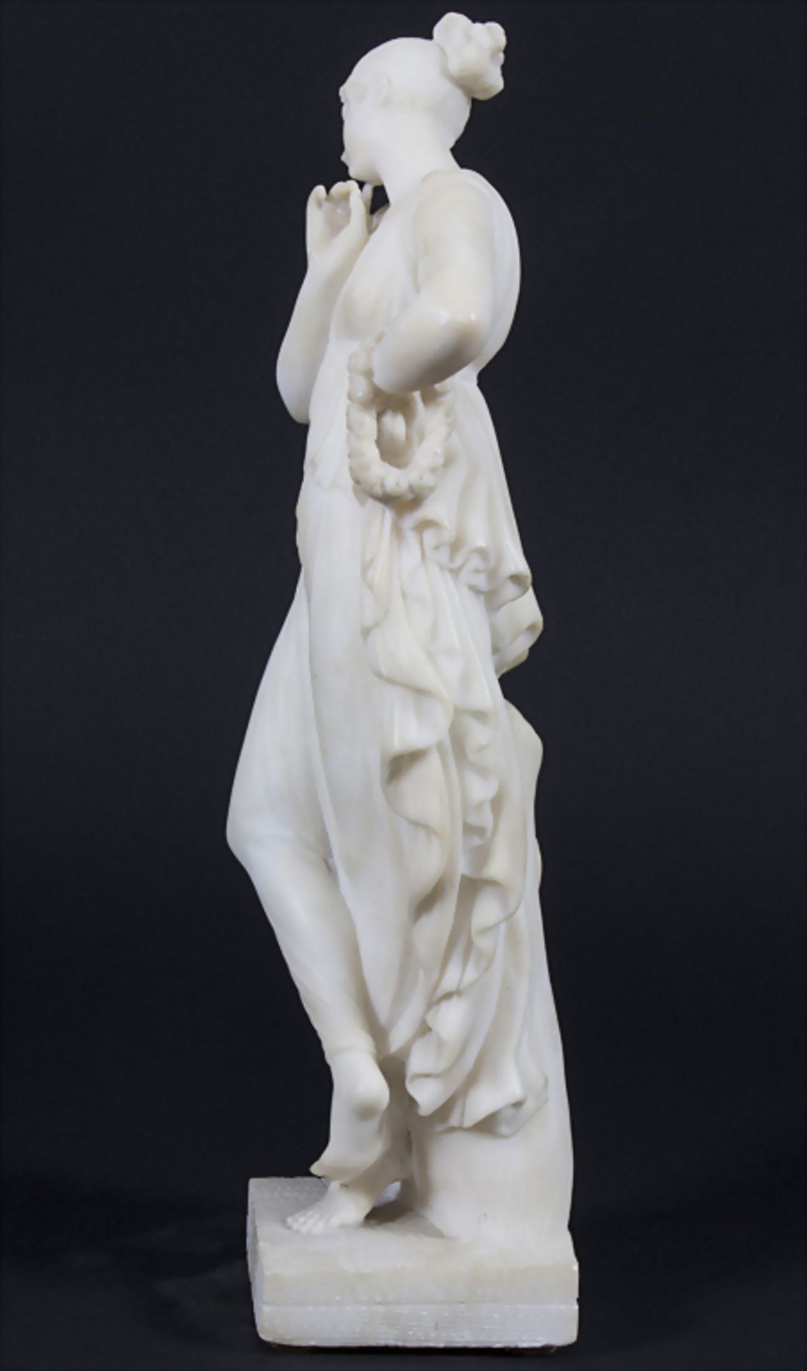 Alabaster Figur / An alabaster sculpture, Italien, um 1900Material: Alabaster,Höh - Image 7 of 11