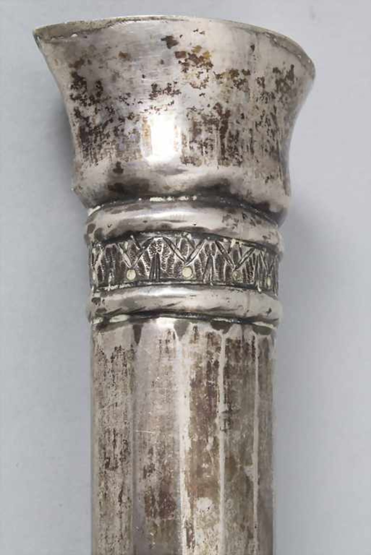 Paar Kerzenleuchter / A pair of silver candleholders, Palermo, um 1780Material: Silber - Image 11 of 13