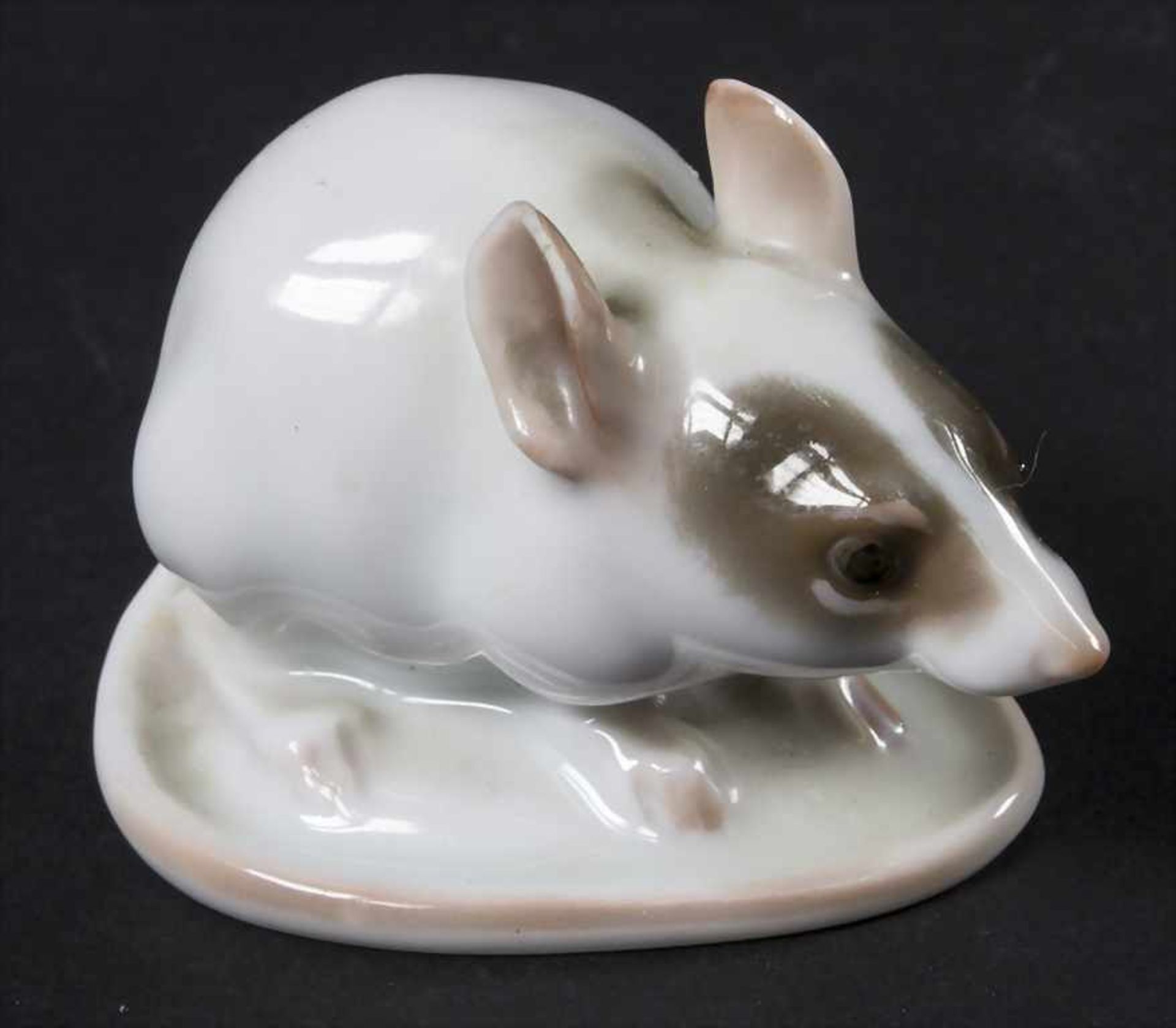 Maus / A mouse, Rosenthal, Selb, um 1930Material: Porzellan, naturalistisch bemalt und