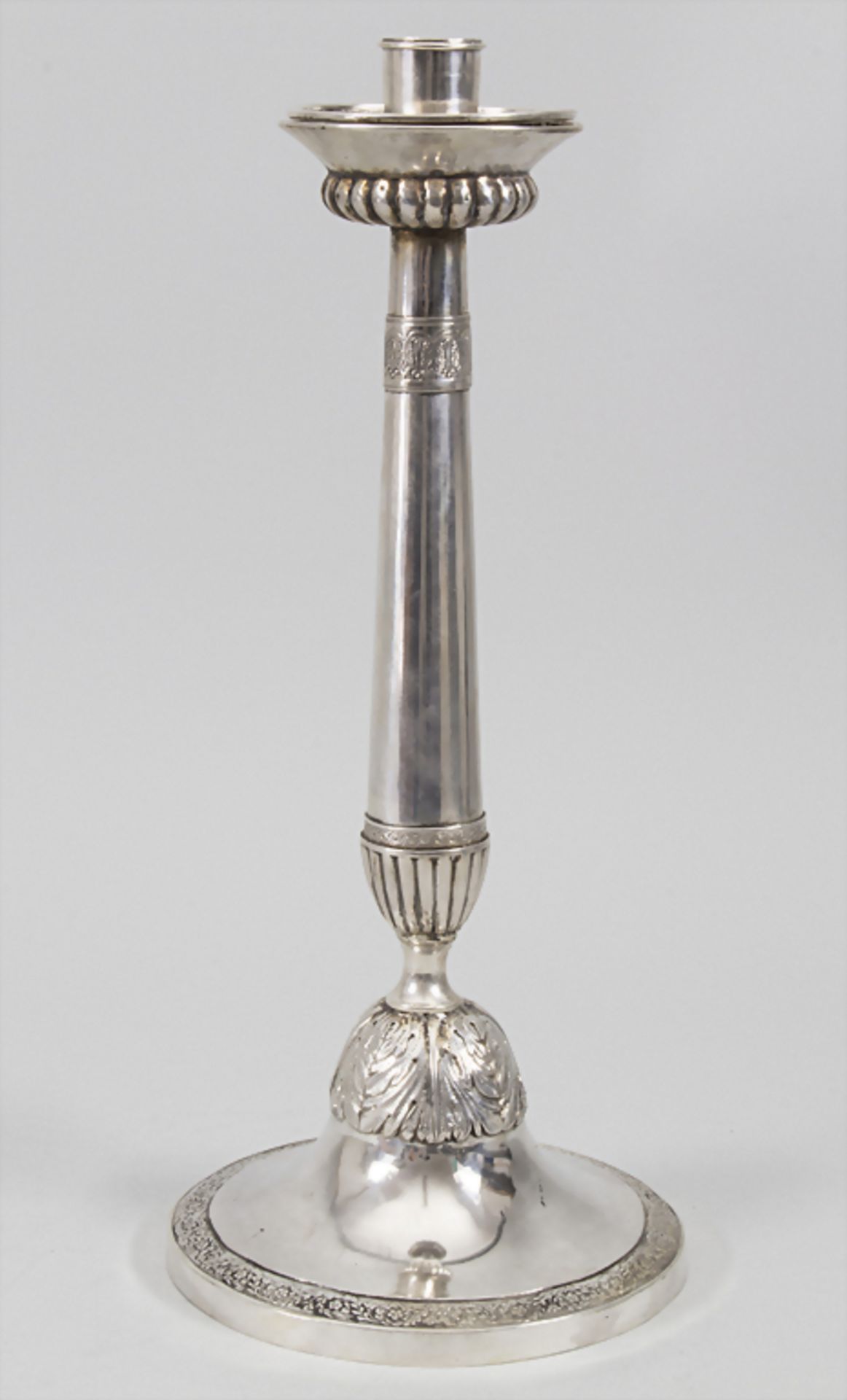 Kerzenleuchter / A silver candlestick, Brussels/Brüssel, 1814-1831Material: Silber 83