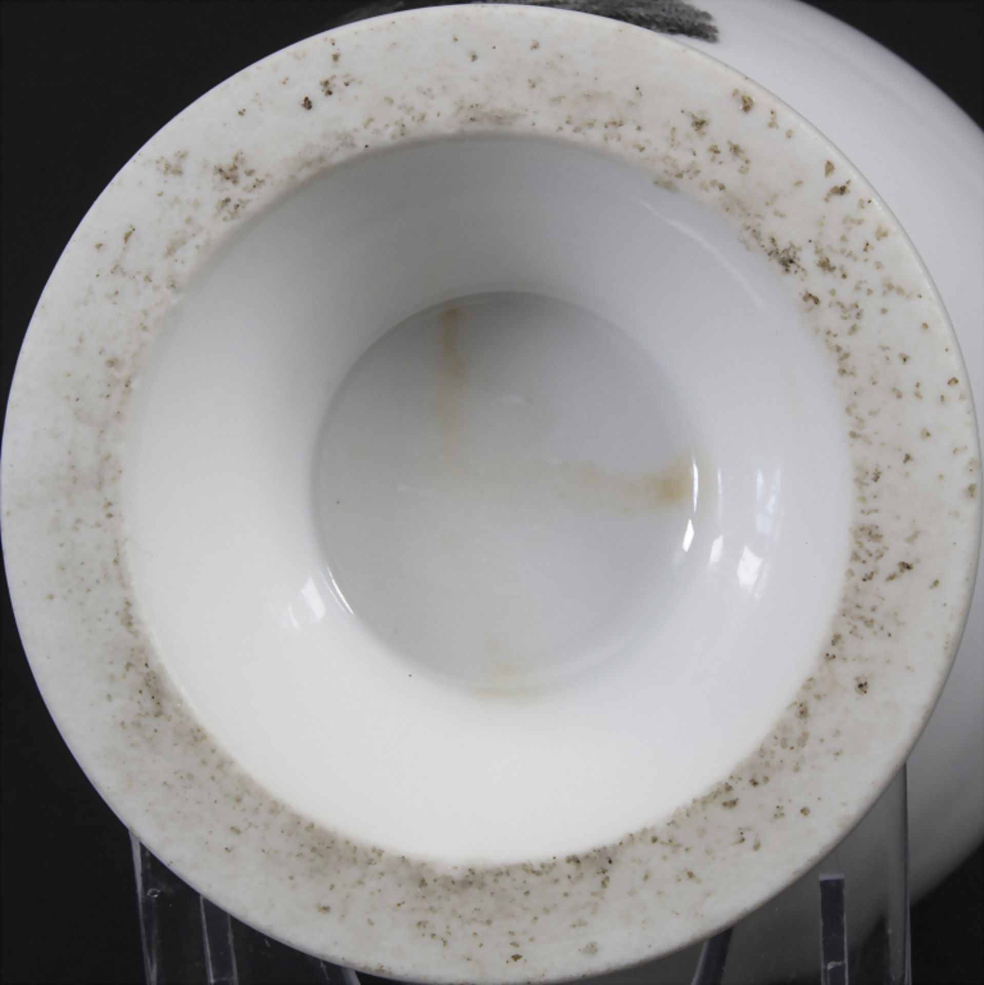 Empire Wasserkrug / An Empire water jug, Frankreich, um 1800Material: Porzellan, glasi - Bild 9 aus 9